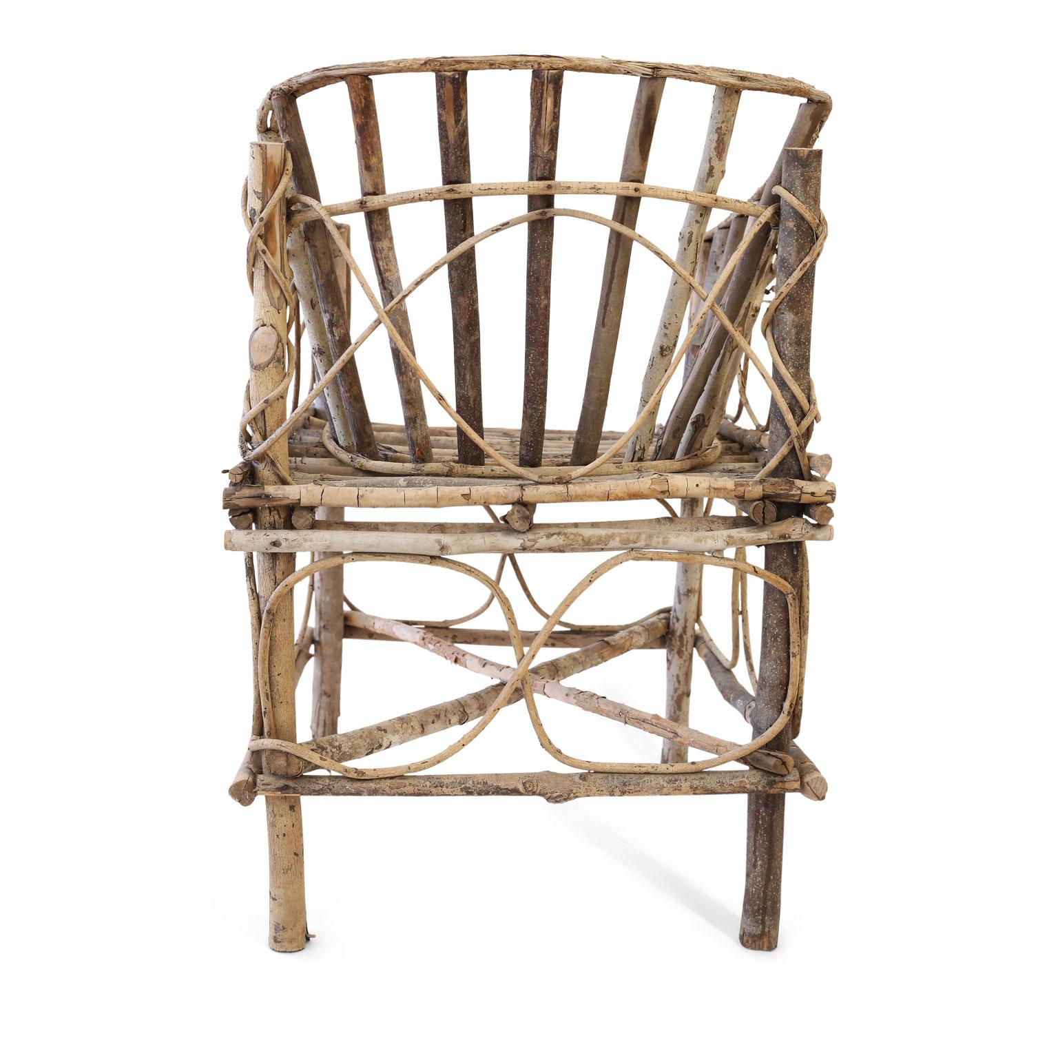 antique rustic twig furniture