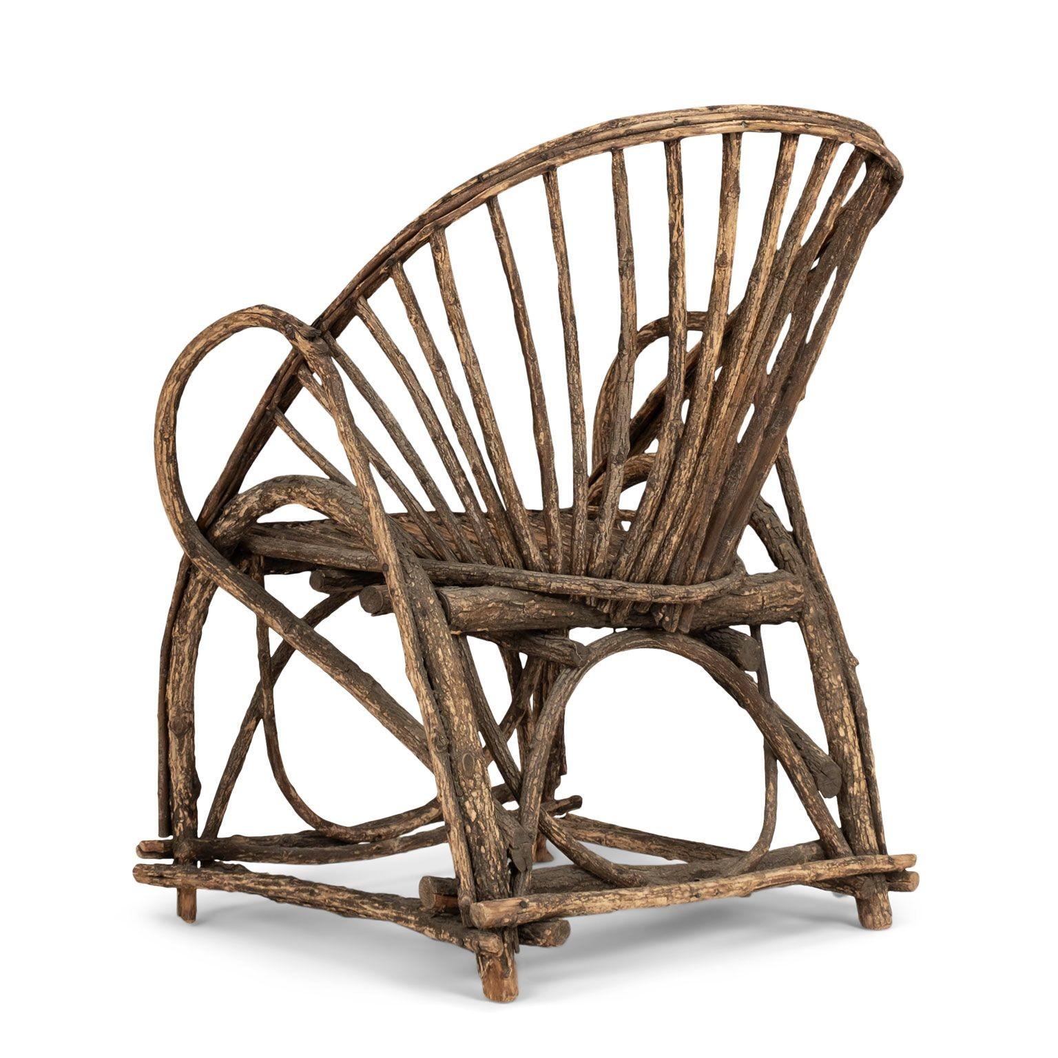 Chaise française ancienne Twig en vente 2