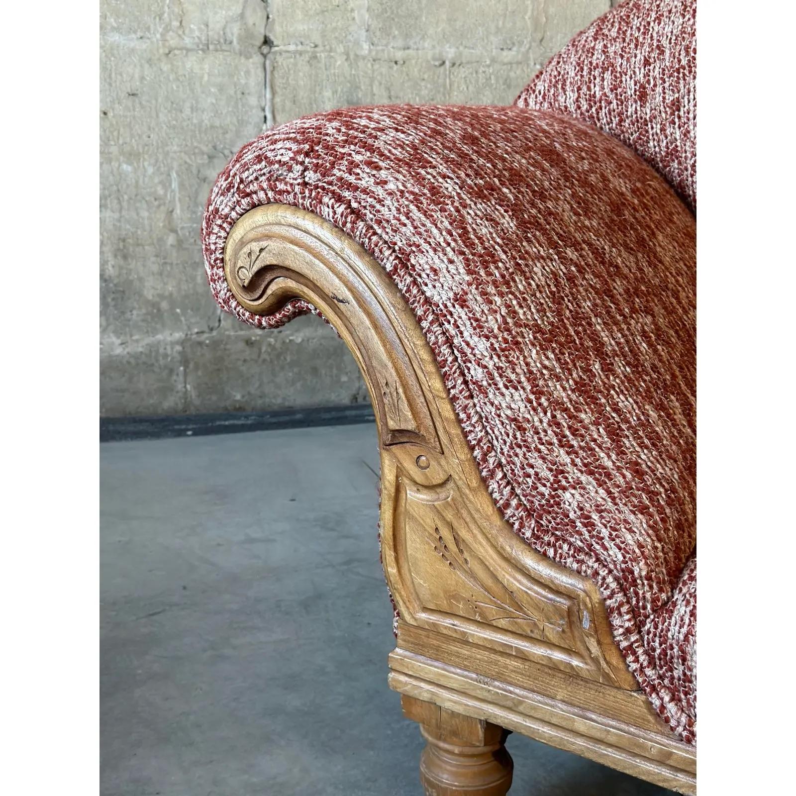 Early 20th Century Antique French Upholstered Day Bed