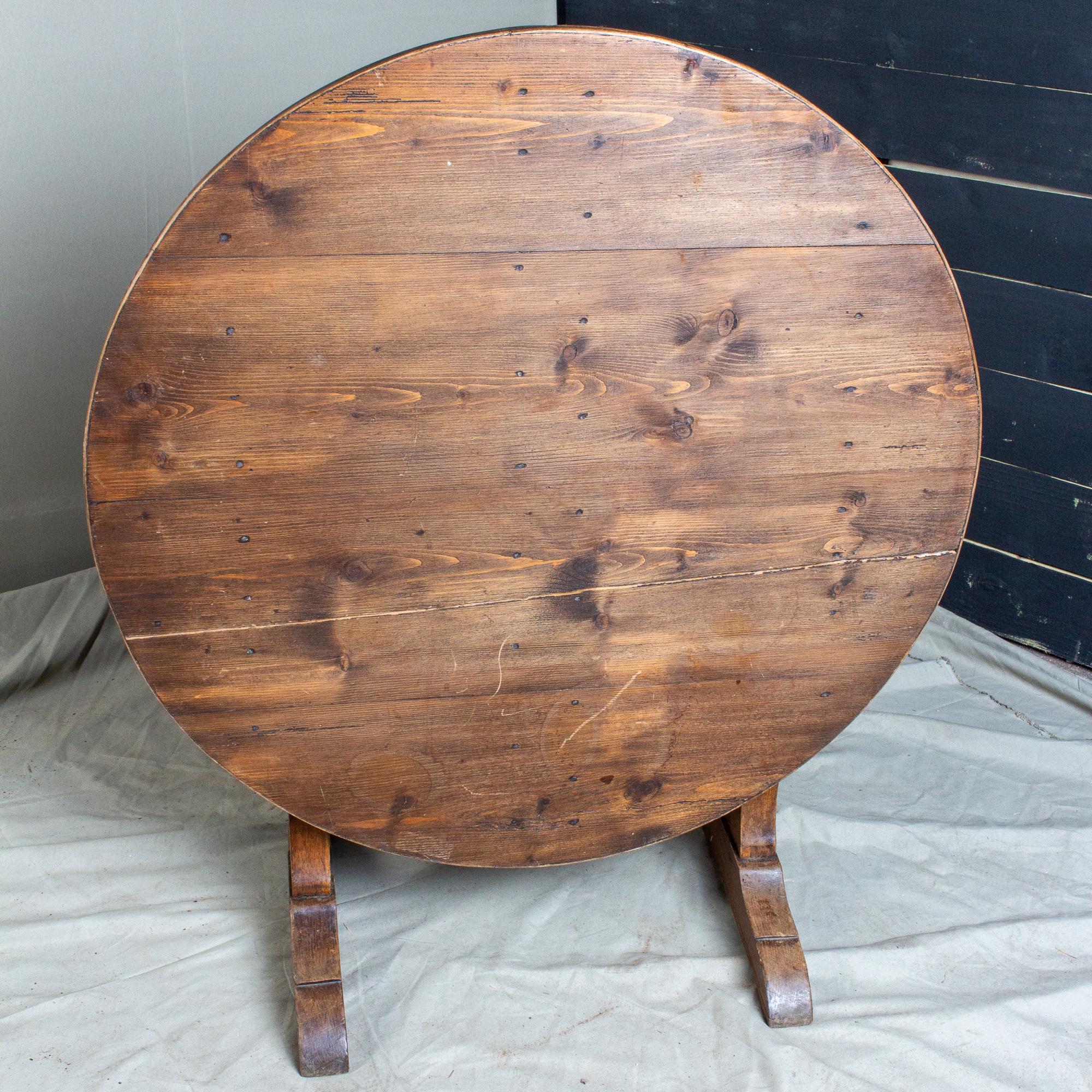 antique tilt top table