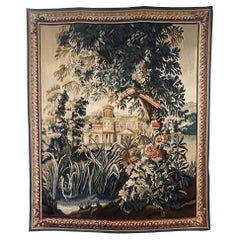 Antique French Verdure Tapestry