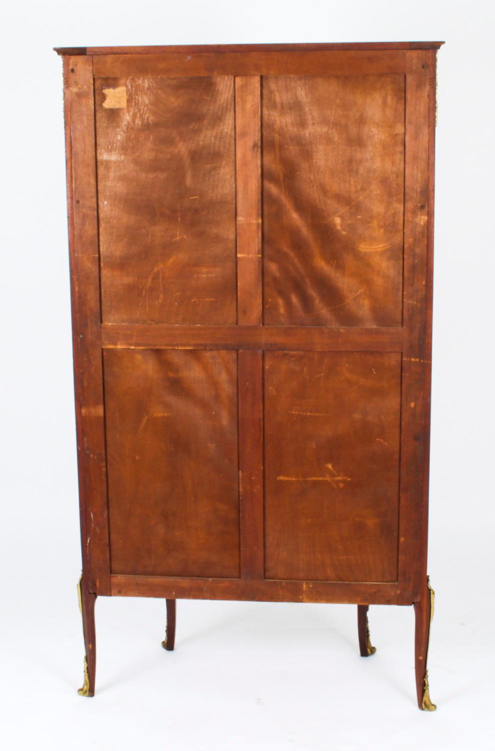 Antique French Vernis Martin Display Cabinet 19th Century 15