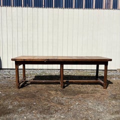 Antique French Very Large Farm Table Dining Table from Provence
