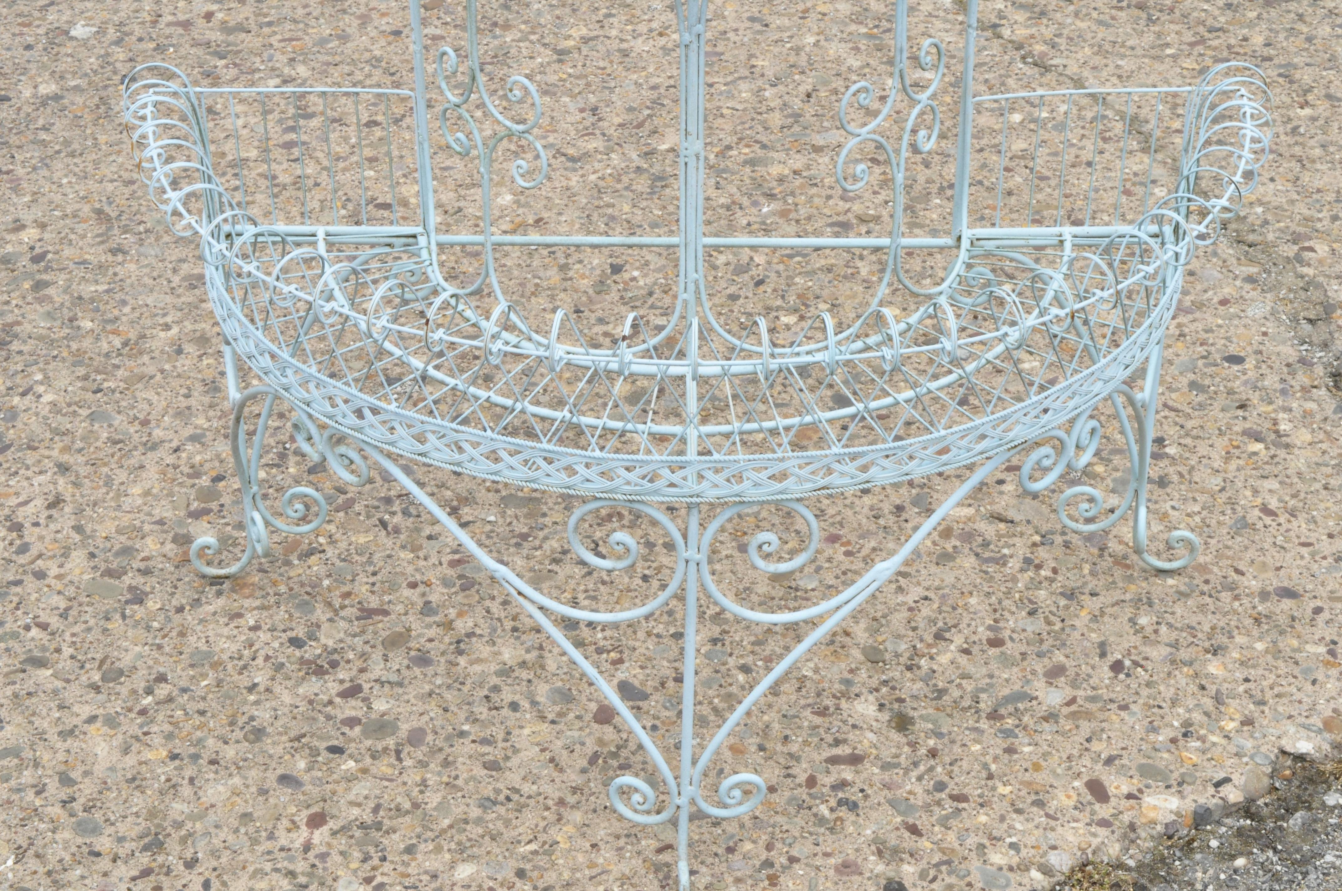 victorian metal plant stand