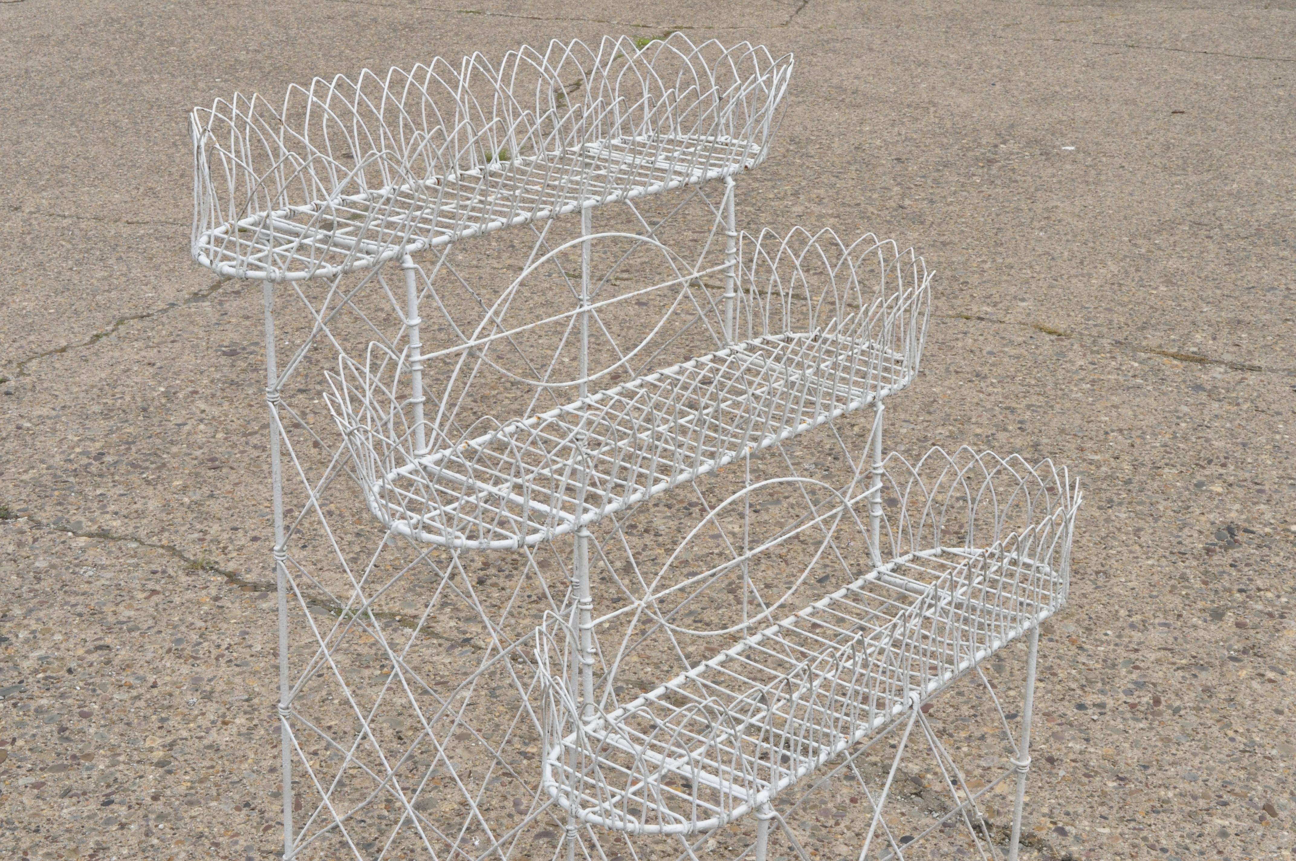 victorian wire plant stand