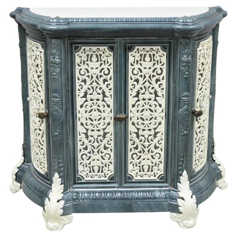 Cheminée De Château En Marbre Campan Vert Français - The Antique