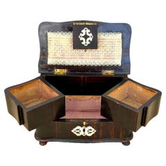 Caja relicario para joyas Victoriana Antique French