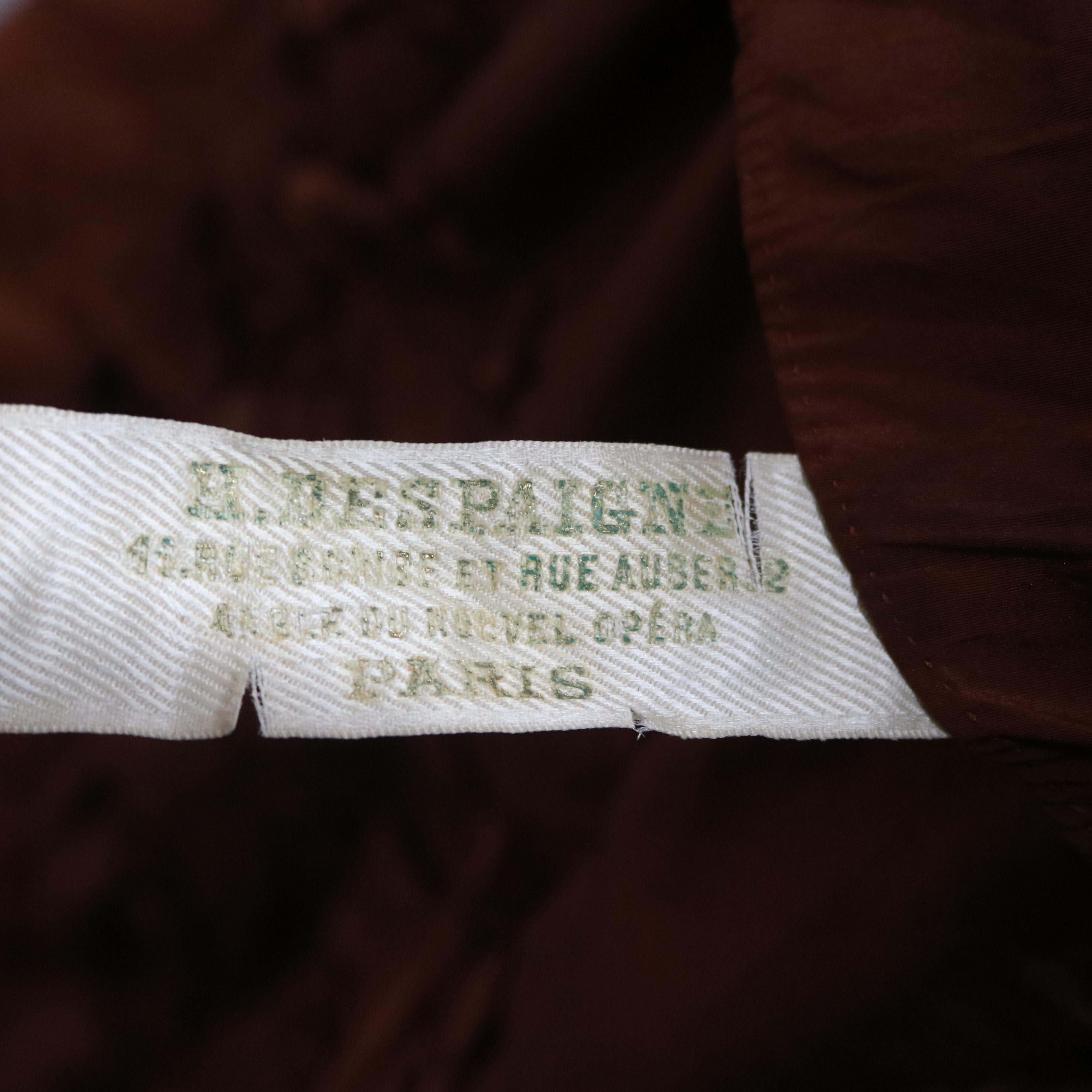 Hand-Crafted Antique French Victorian Ladies Day Dress by Bespaigne, Paris, c1880