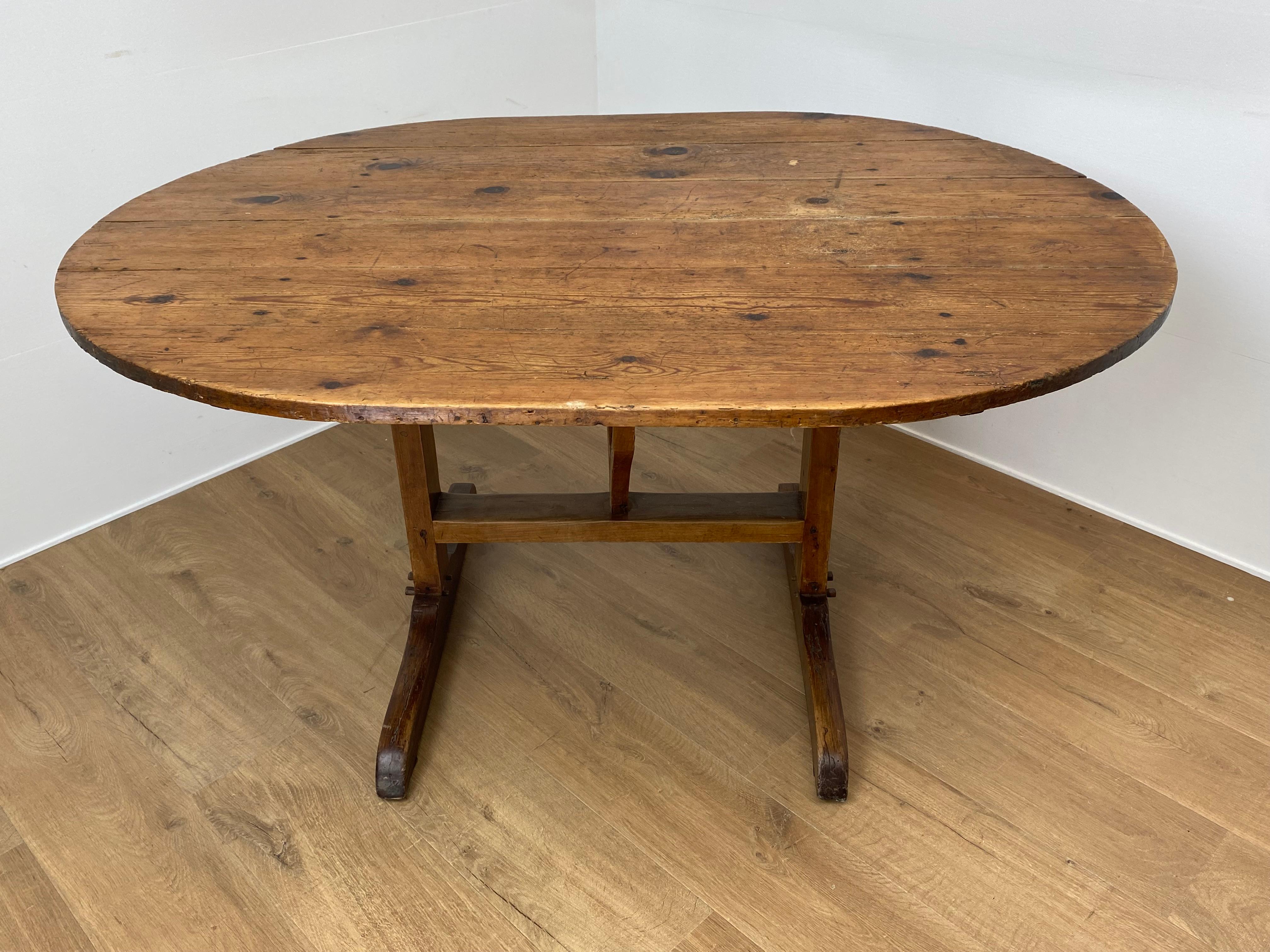 Antique French Vigneron Table For Sale 4