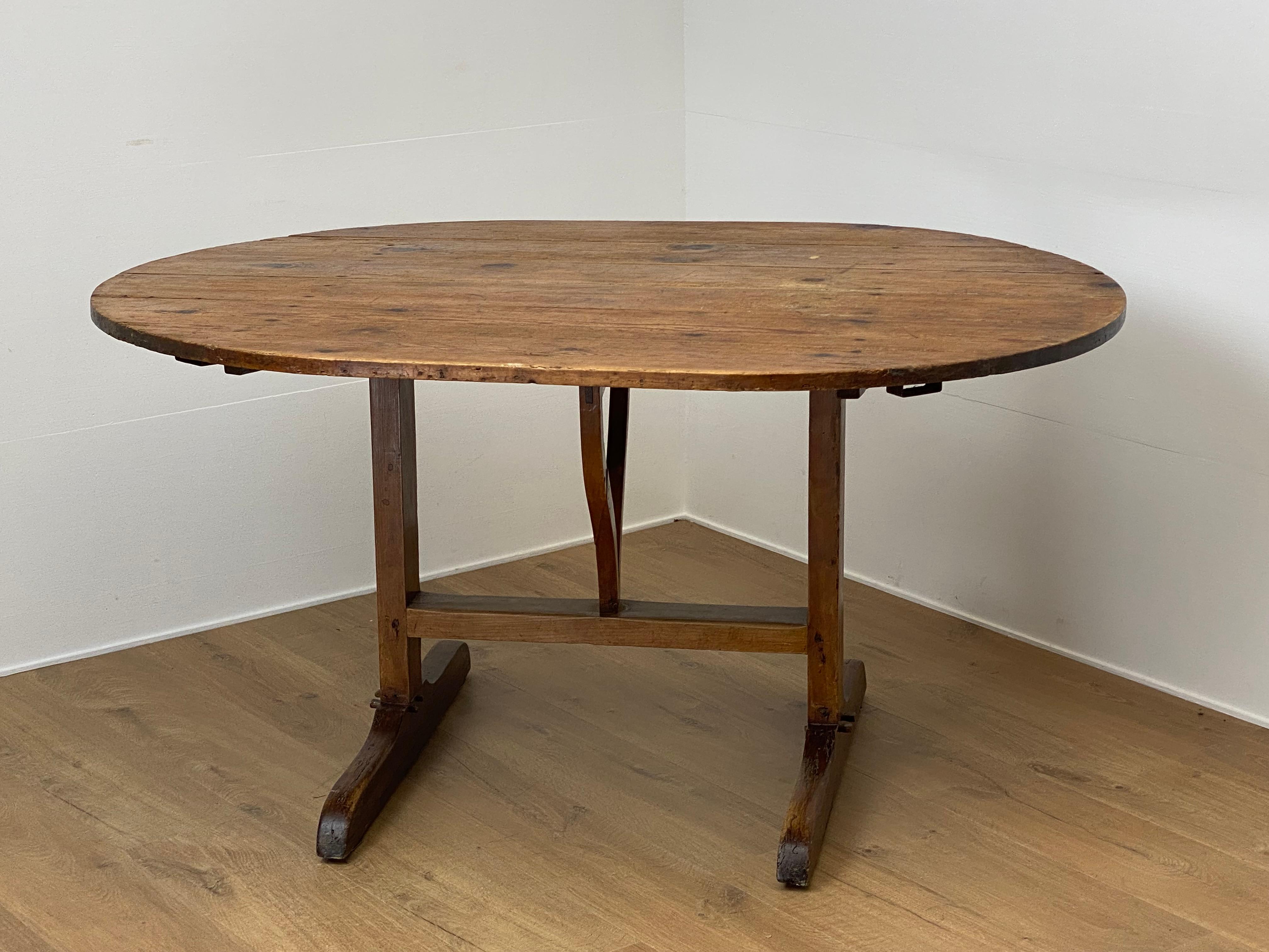 Antique French Vigneron Table For Sale 5