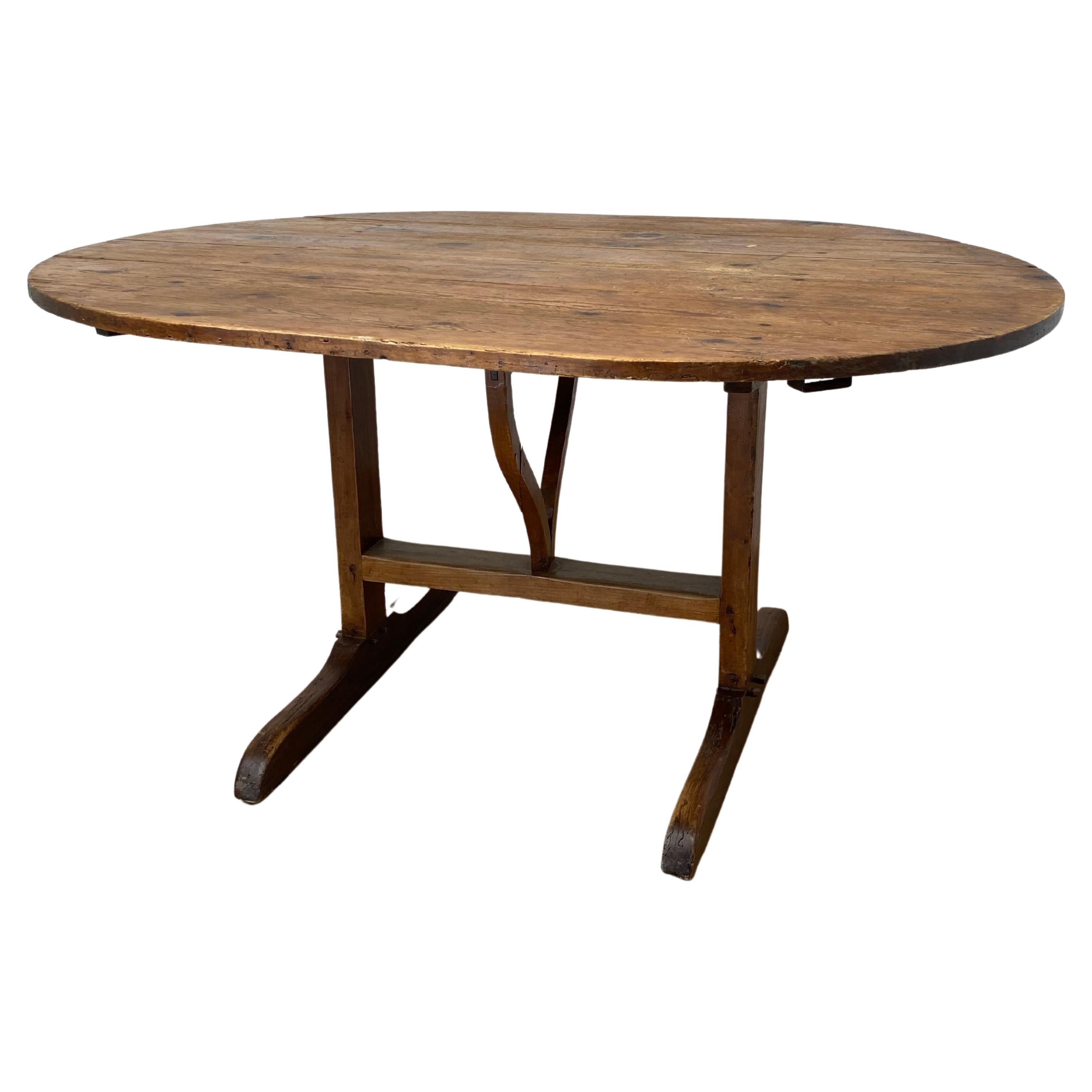 Antique French Vigneron Table For Sale