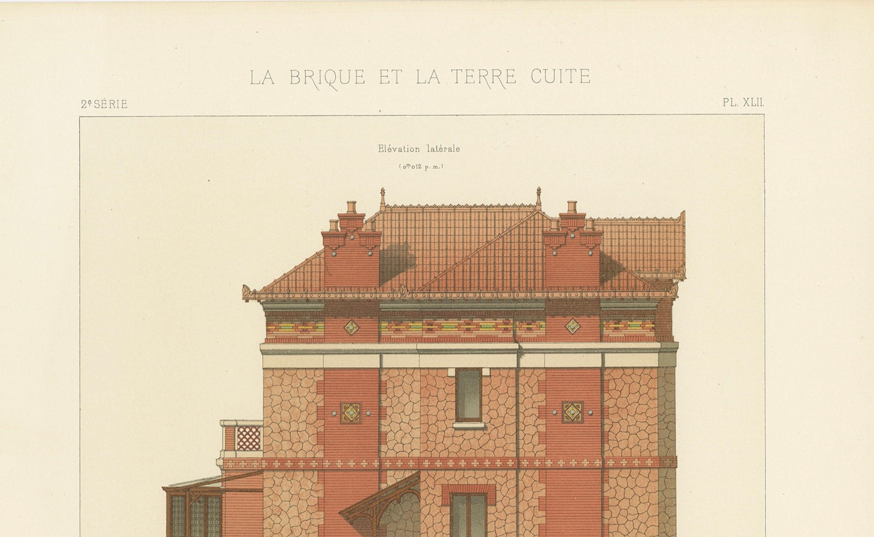 Français Pl. Villa à Fontenay-Sous-Bois XLII, Chabat, vers 1900 en vente