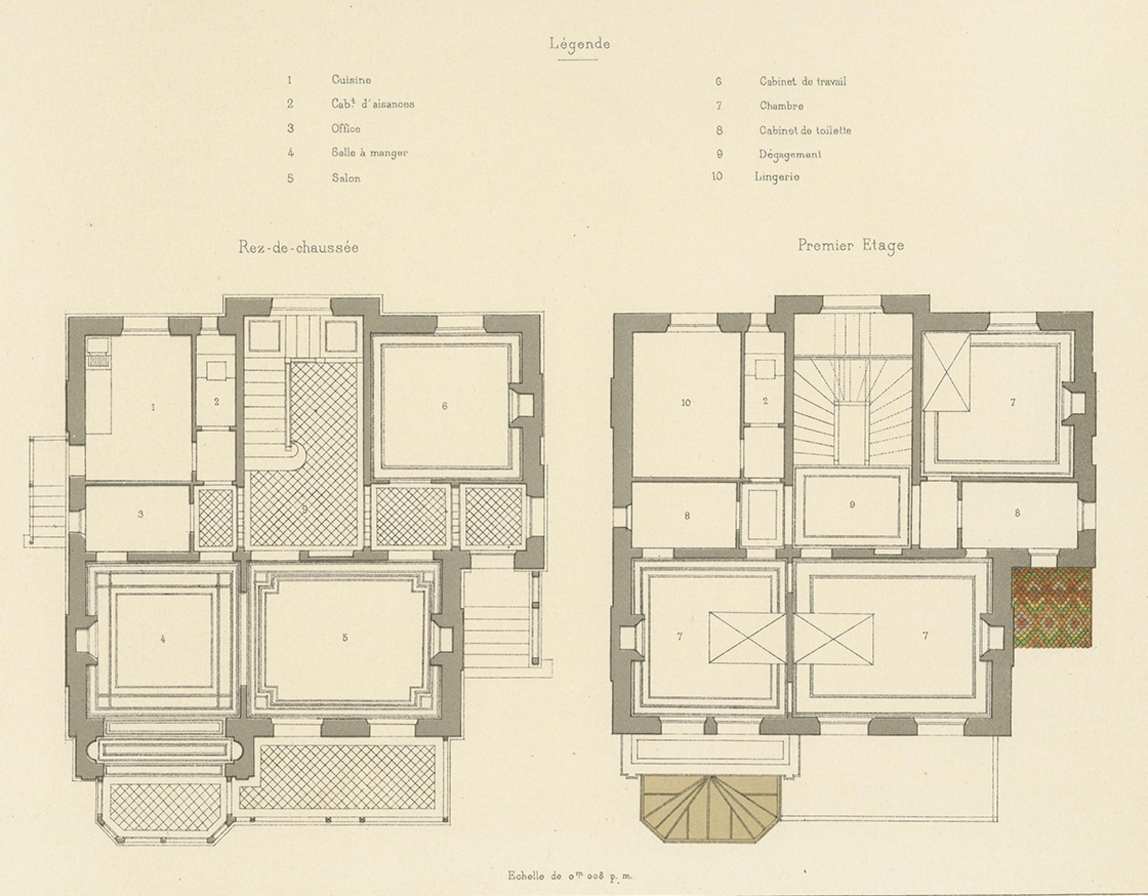 20ième siècle Pl. Villa à Fontenay-Sous-Bois XLII, Chabat, vers 1900 en vente
