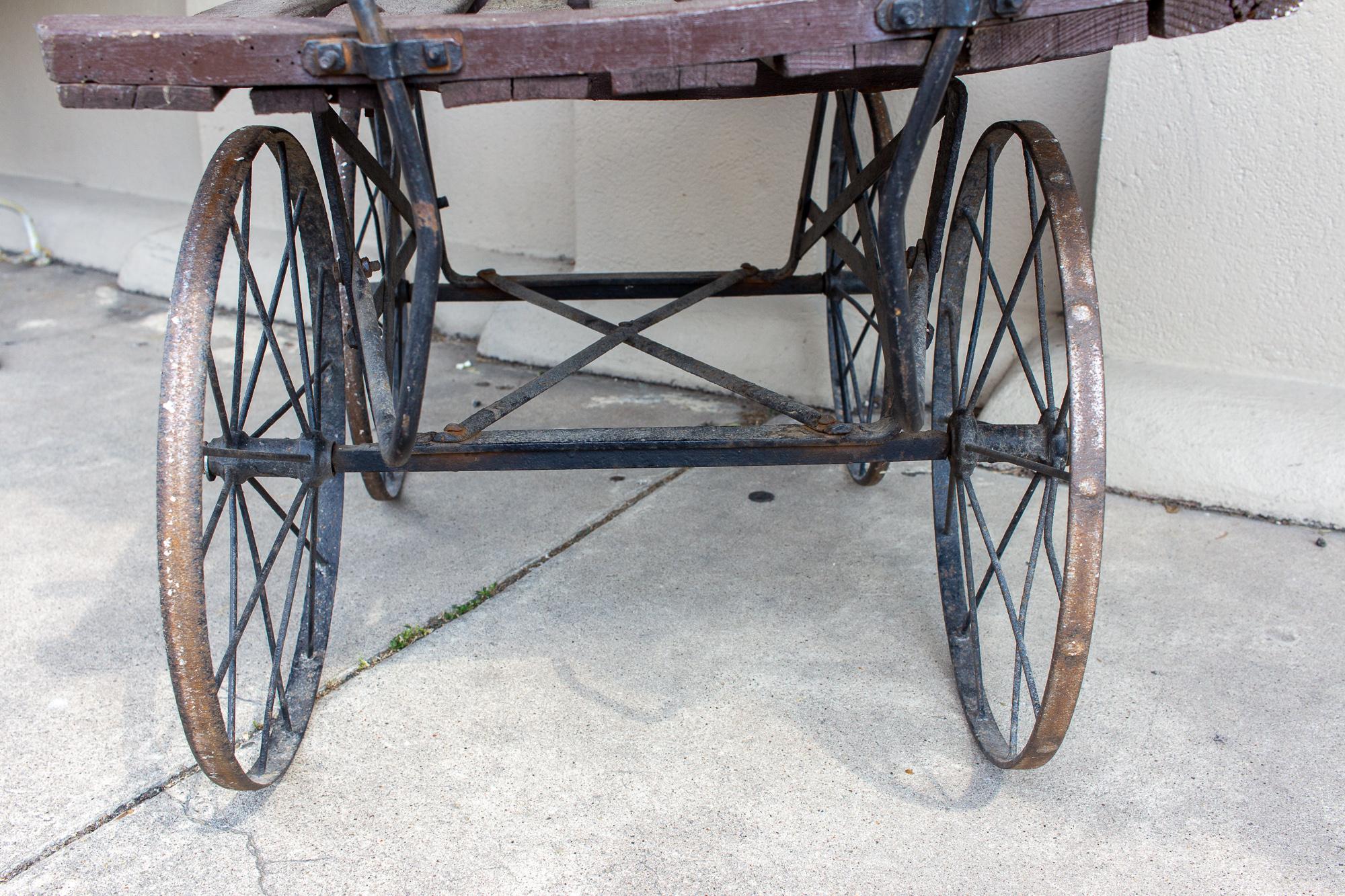 Antique French Vineyard Cart 5