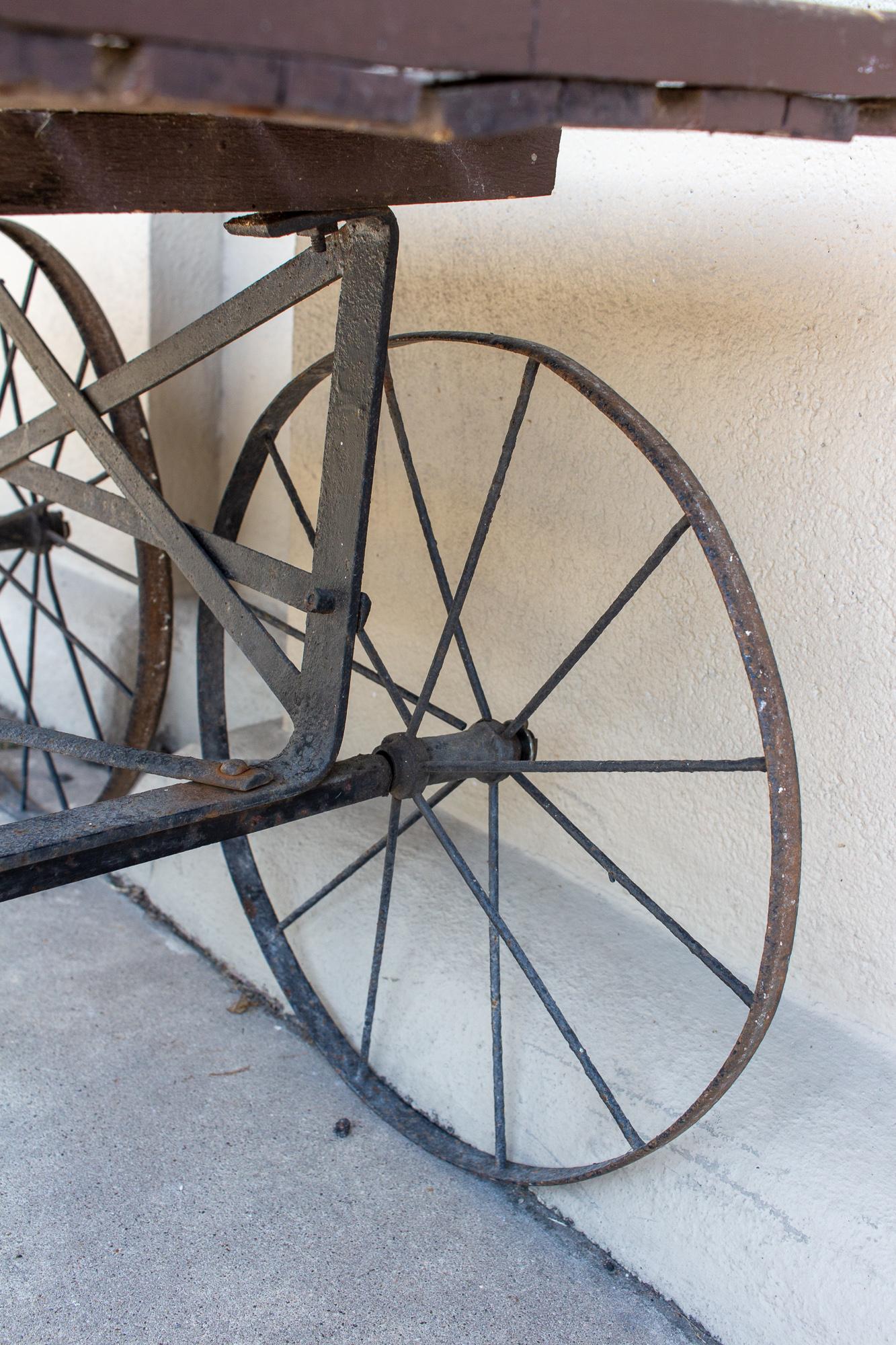 Antique French Vineyard Cart 9