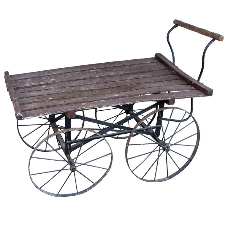 Antique French Vineyard Cart at 1stDibs