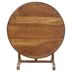 Antique French Vineyard Tilt-top Wine Tasting Table