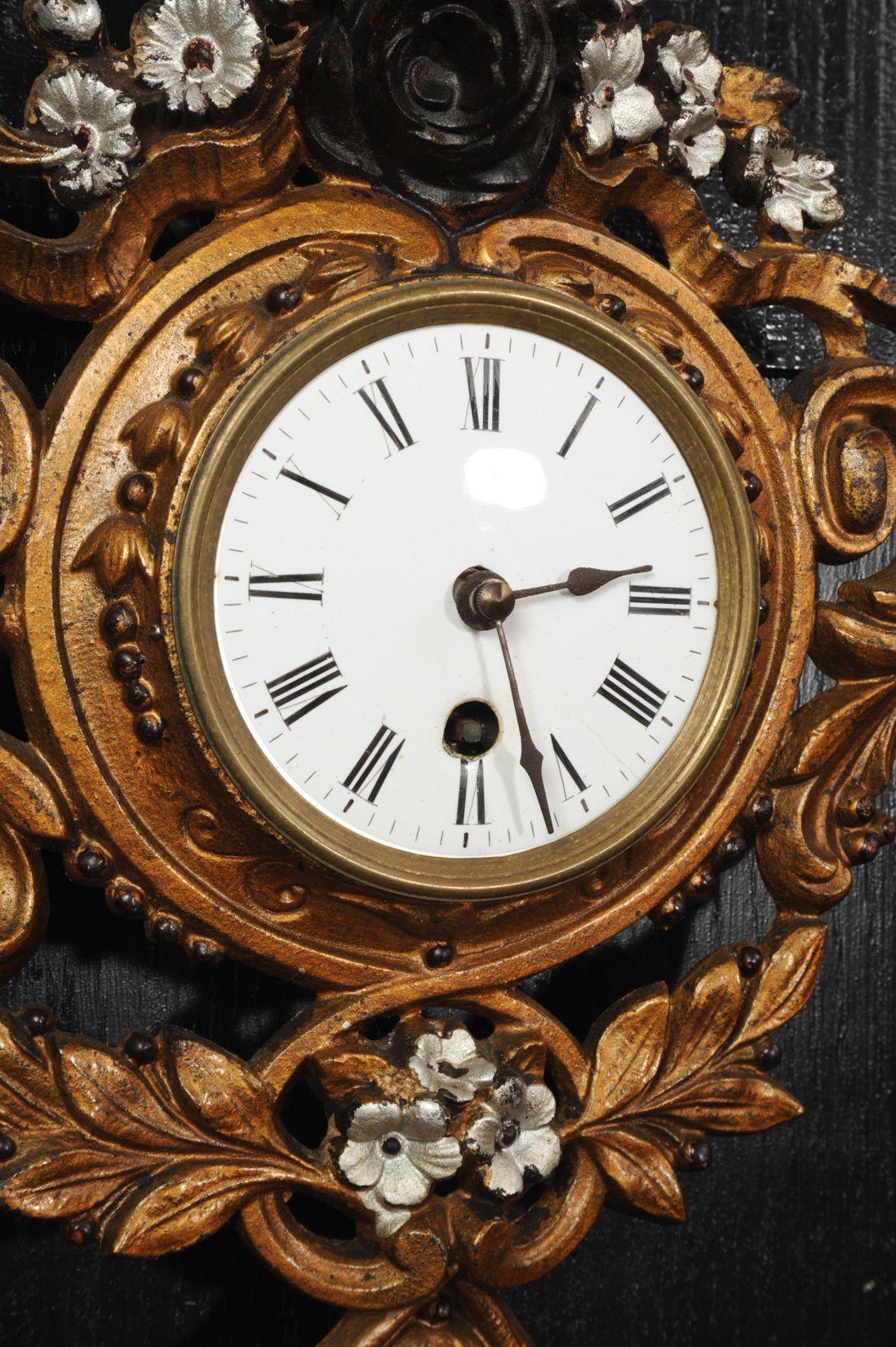 Ancienne horloge murale française Japy Frères entièrement fonctionnelle en vente 1