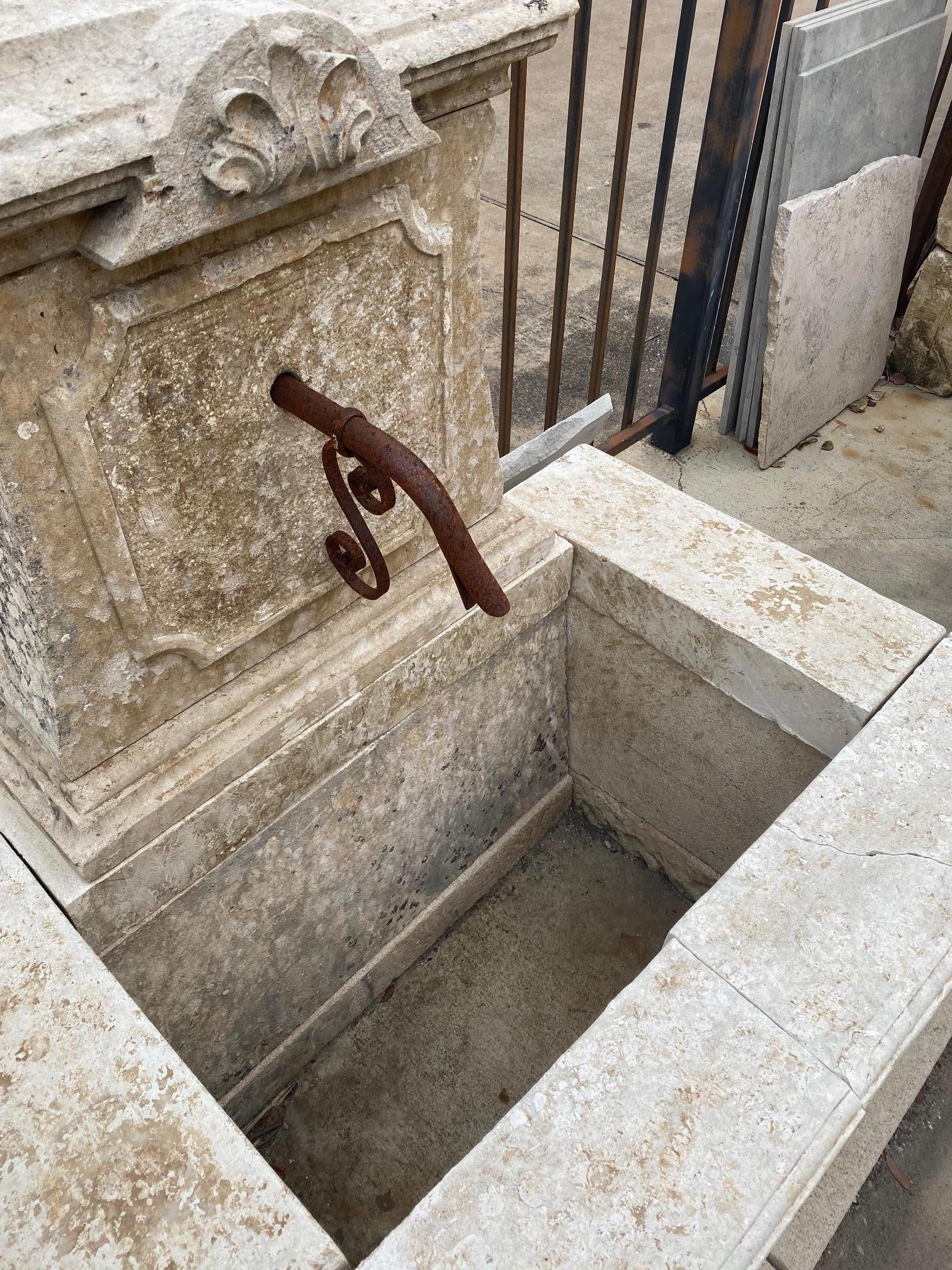 french wall fountains