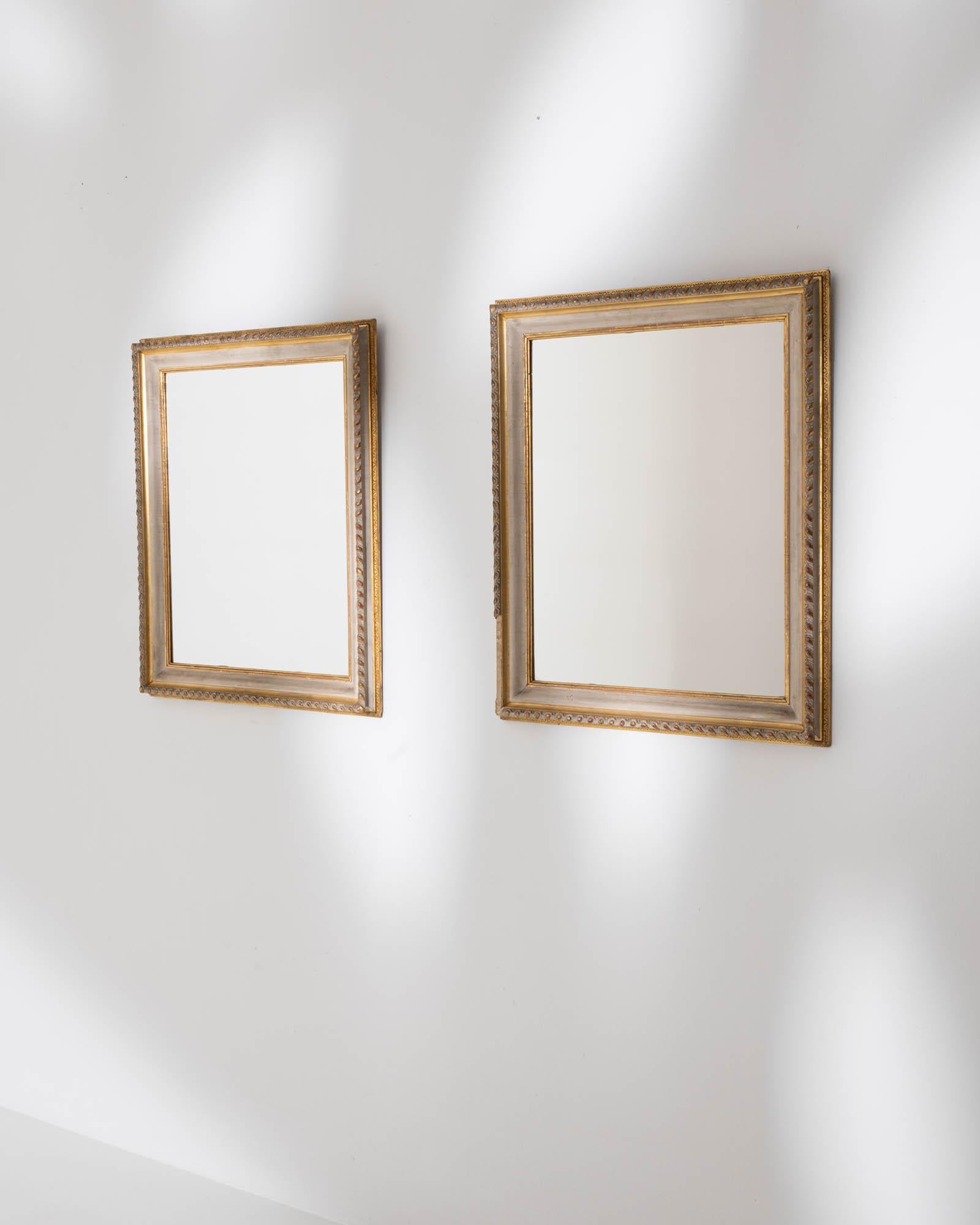 Antique French Wall Mirrors, A Pair en vente 1
