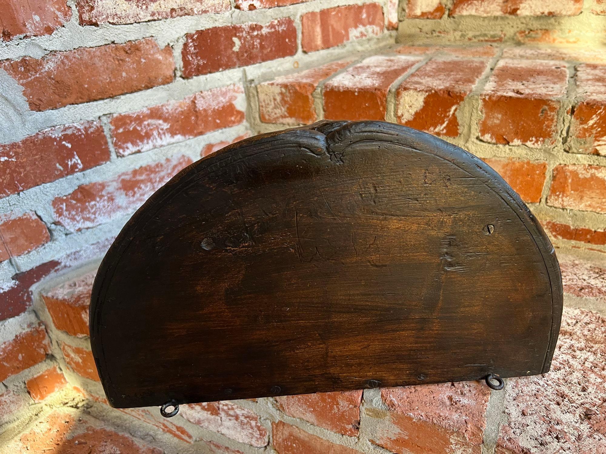 Antique French Wall Shelf Corbel Carved Eagle Black Forest Statue Wood c1880 en venta 2