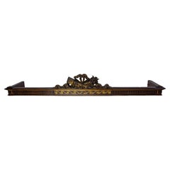 Antique French Walnut Bed Canopy in the Louis XVI Style Late 19 th Century