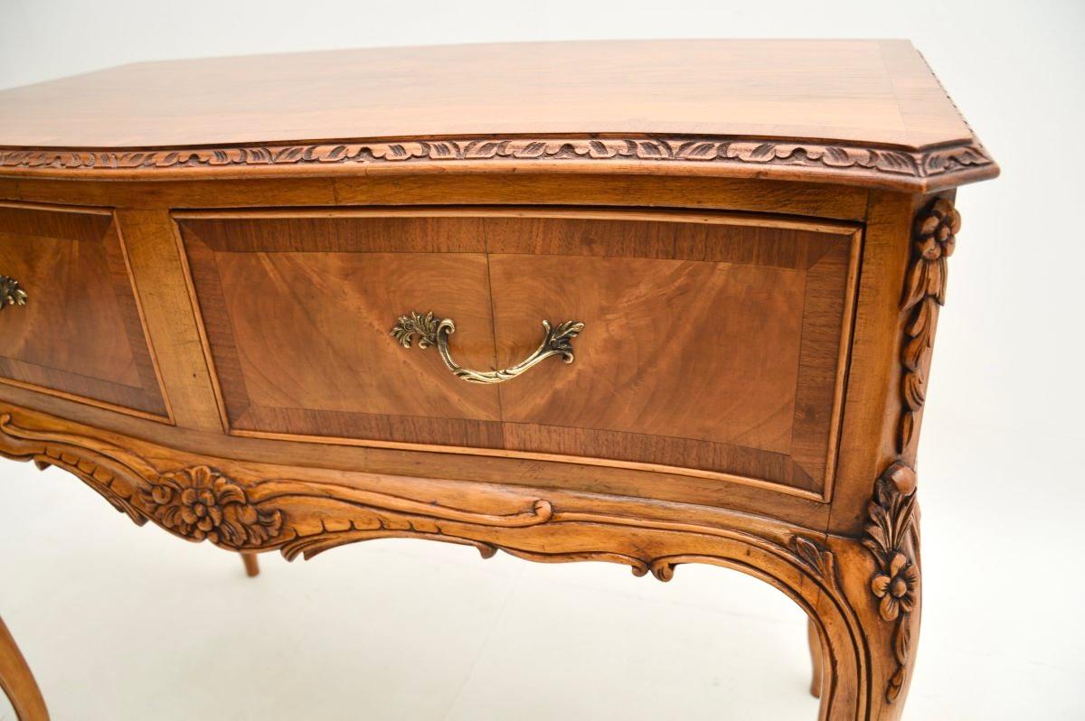 Antique French Walnut Console / Server Table For Sale 5