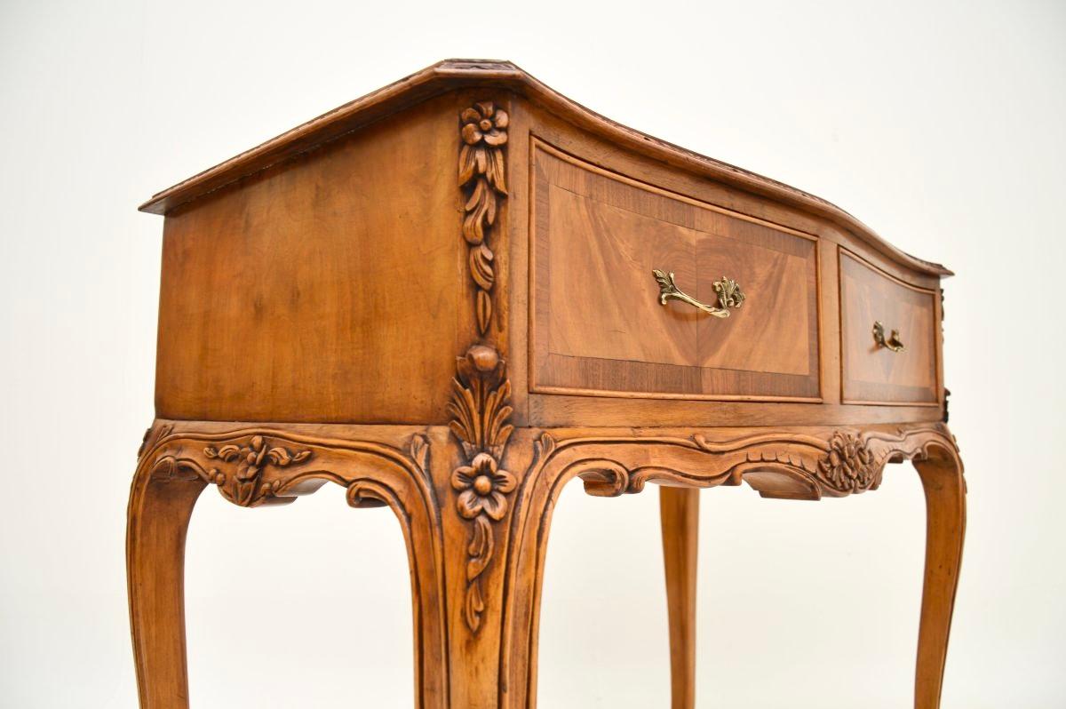 Antique French Walnut Console / Server Table For Sale 6