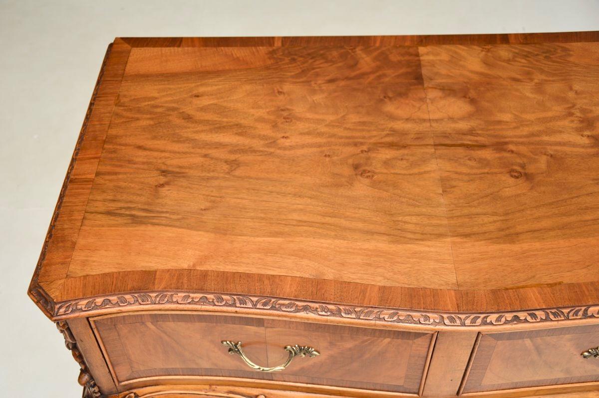 Antique French Walnut Console / Server Table For Sale 1