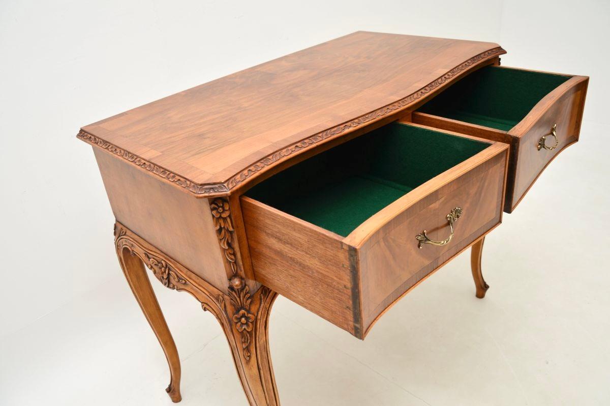 Antique French Walnut Console / Server Table For Sale 3
