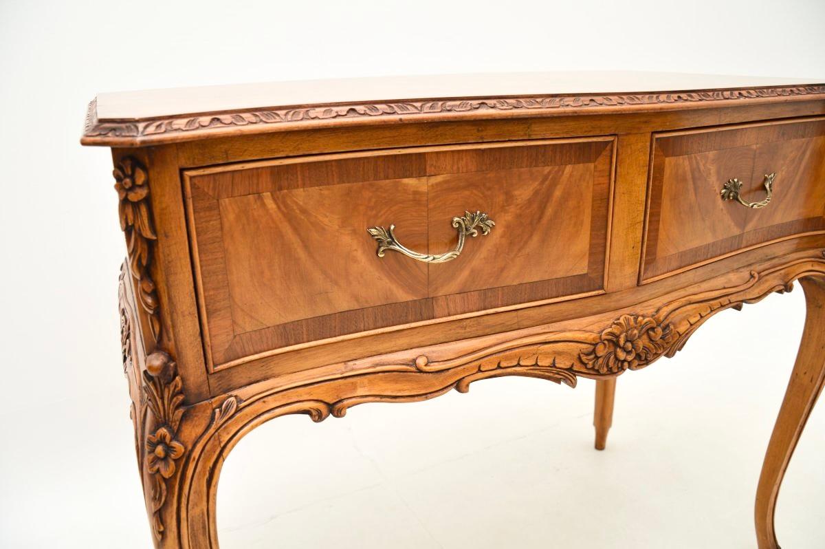 Antique French Walnut Console / Server Table For Sale 4