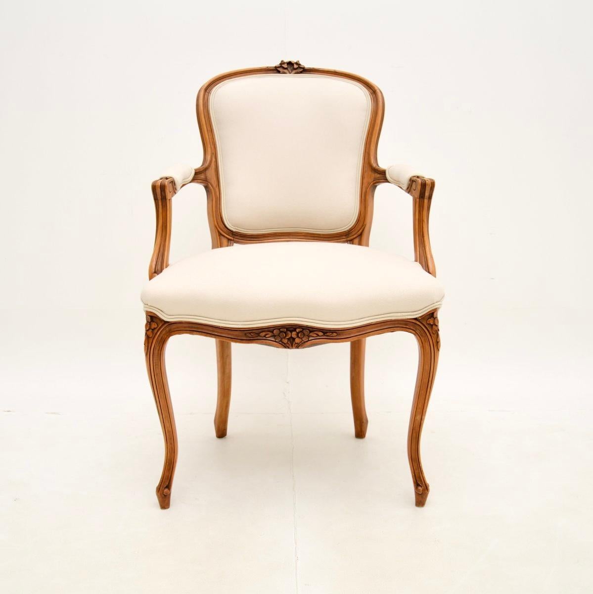 Antique French Walnut Dining Table and Eight Chairs 4