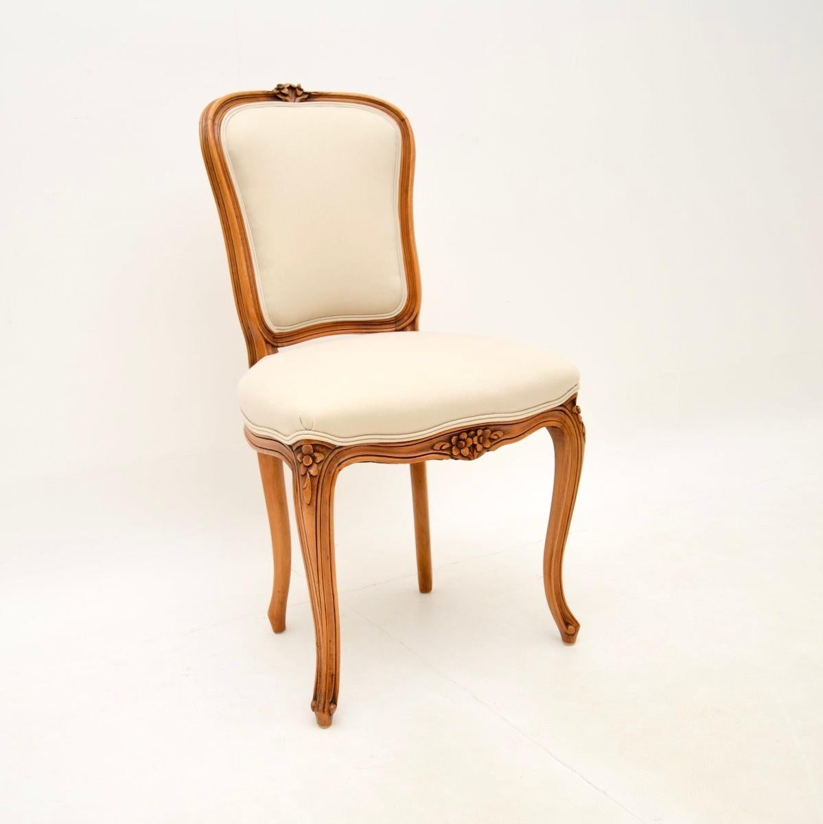 Antique French Walnut Dining Table and Eight Chairs 8