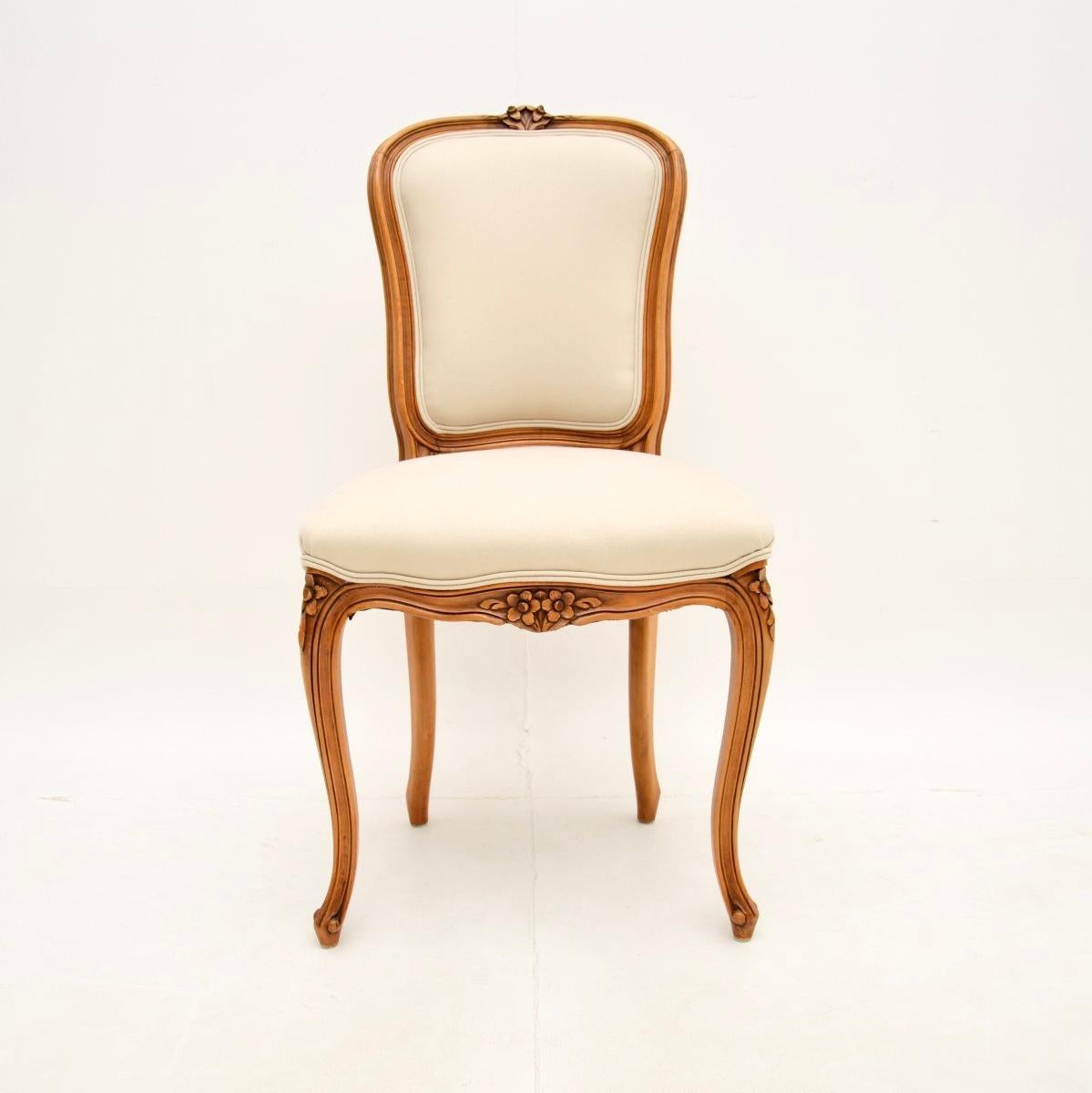 Antique French Walnut Dining Table and Eight Chairs 9