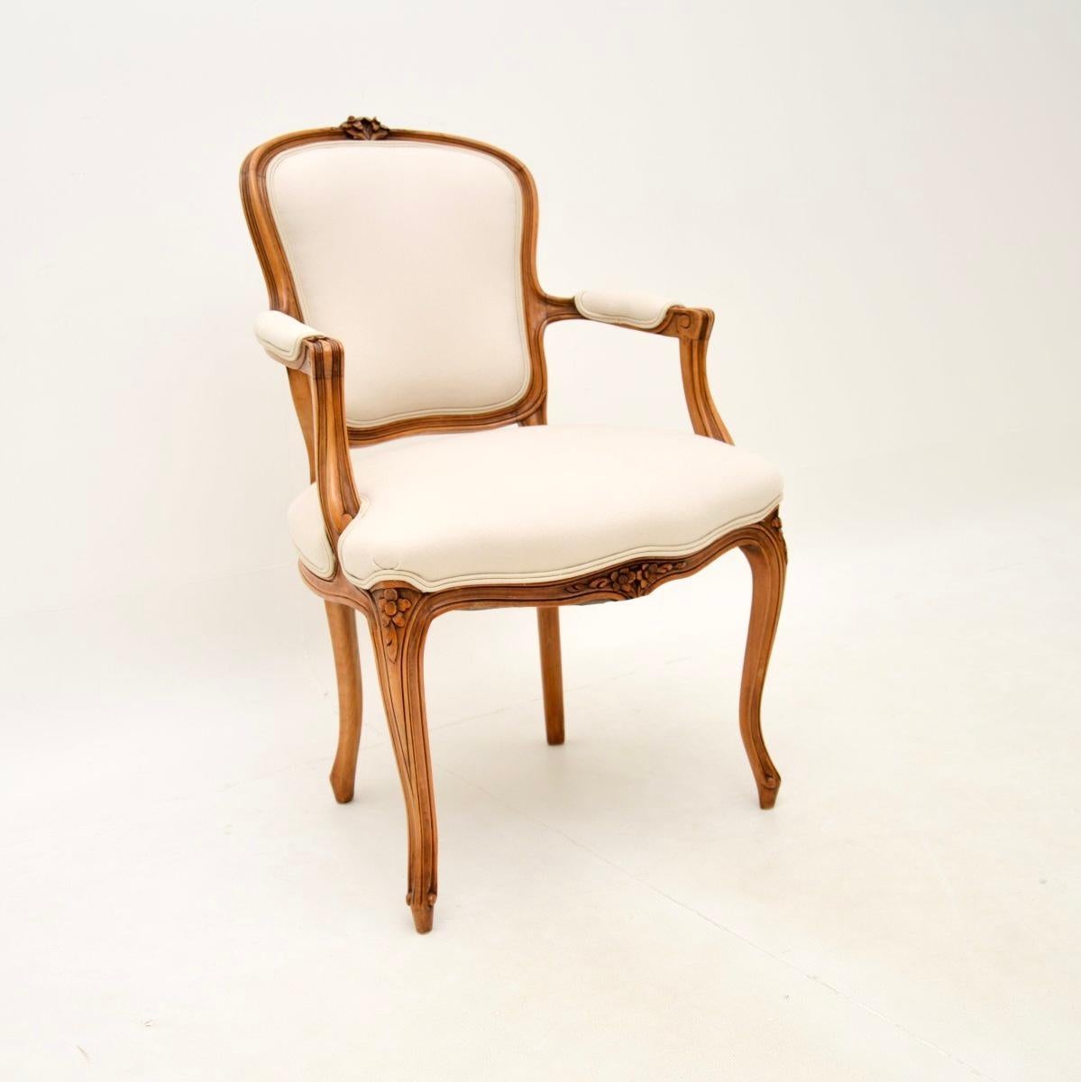 Antique French Walnut Dining Table and Eight Chairs 3