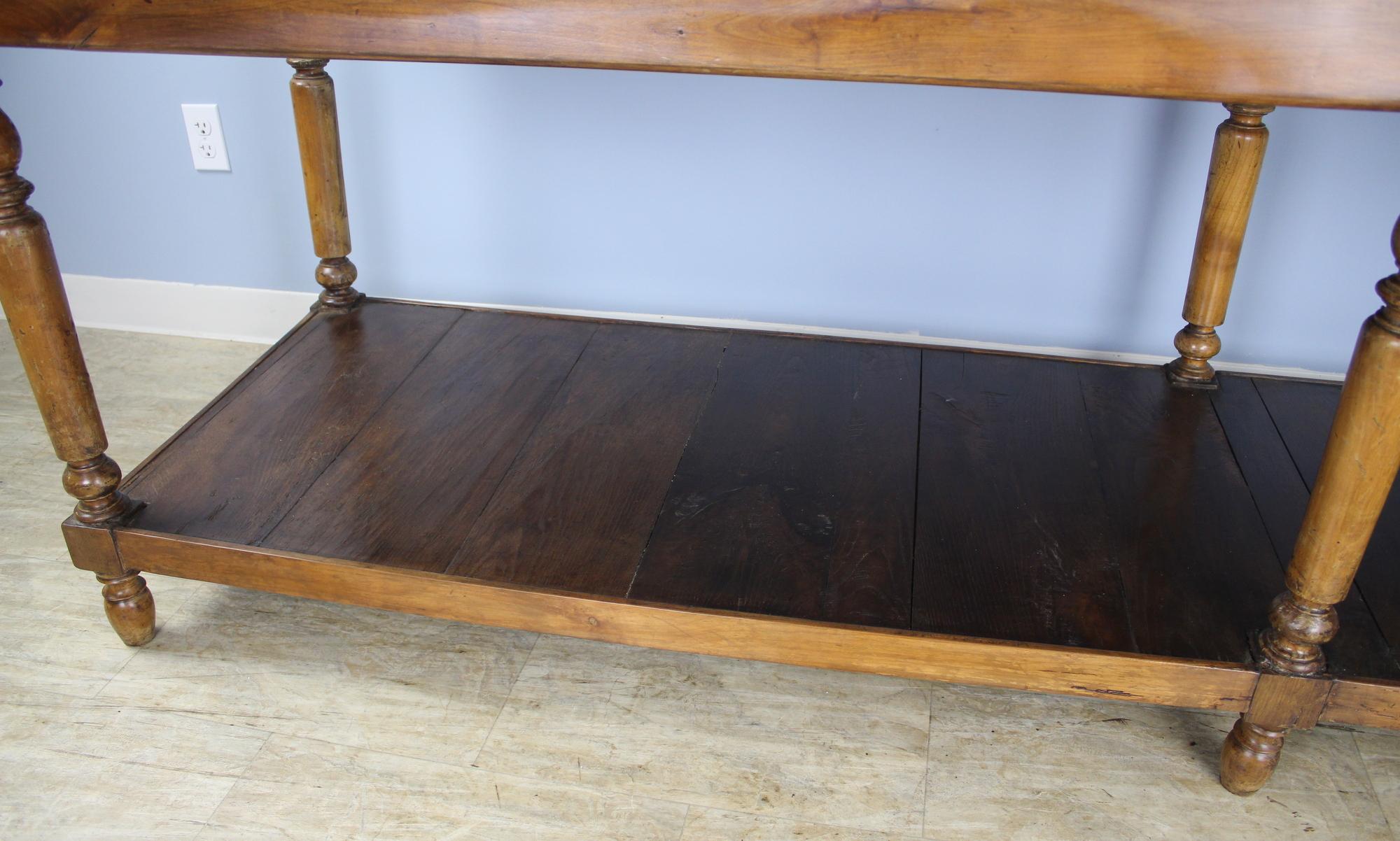 Antique French Walnut Drapers Table 2