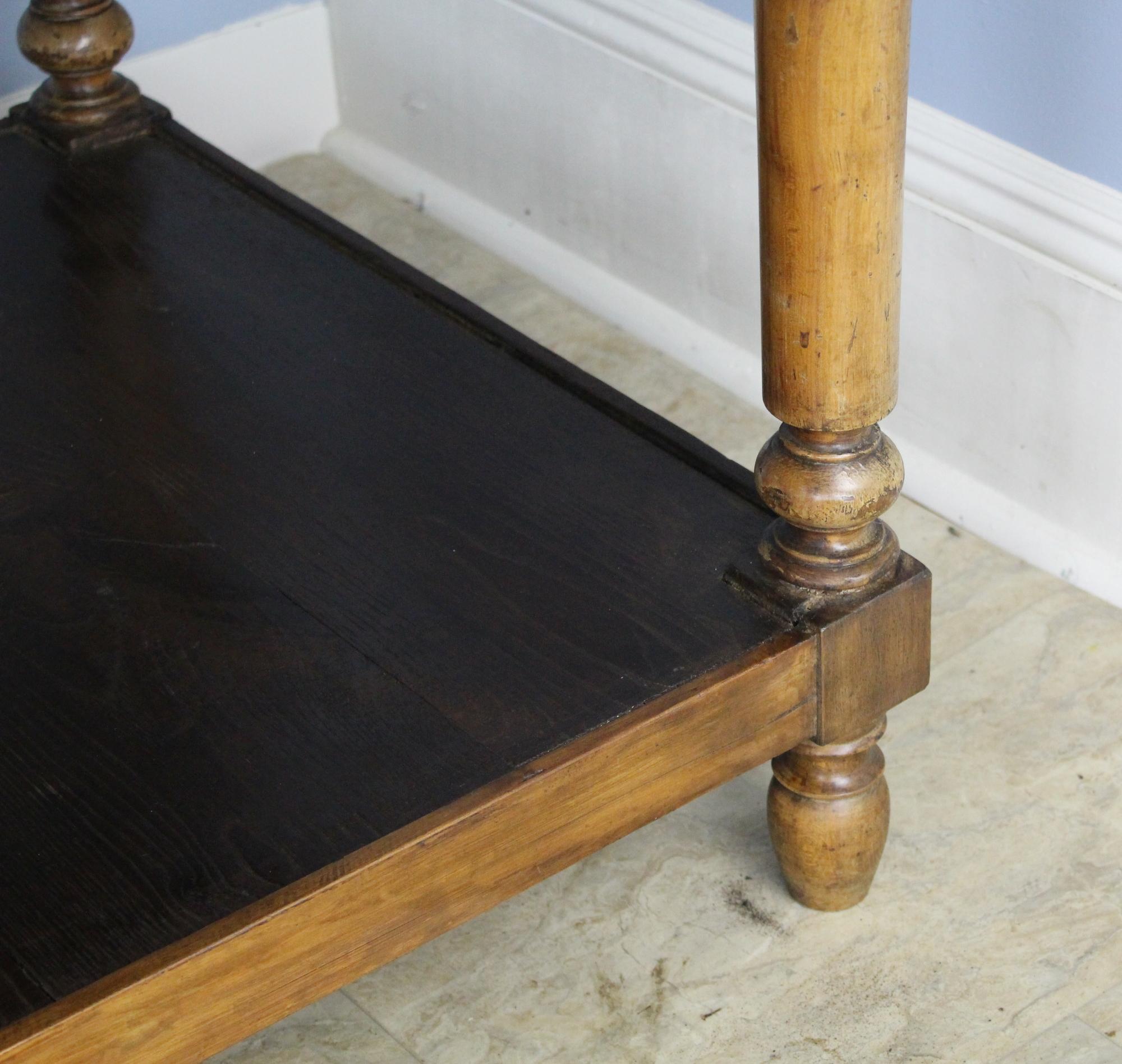Antique French Walnut Drapers Table 3