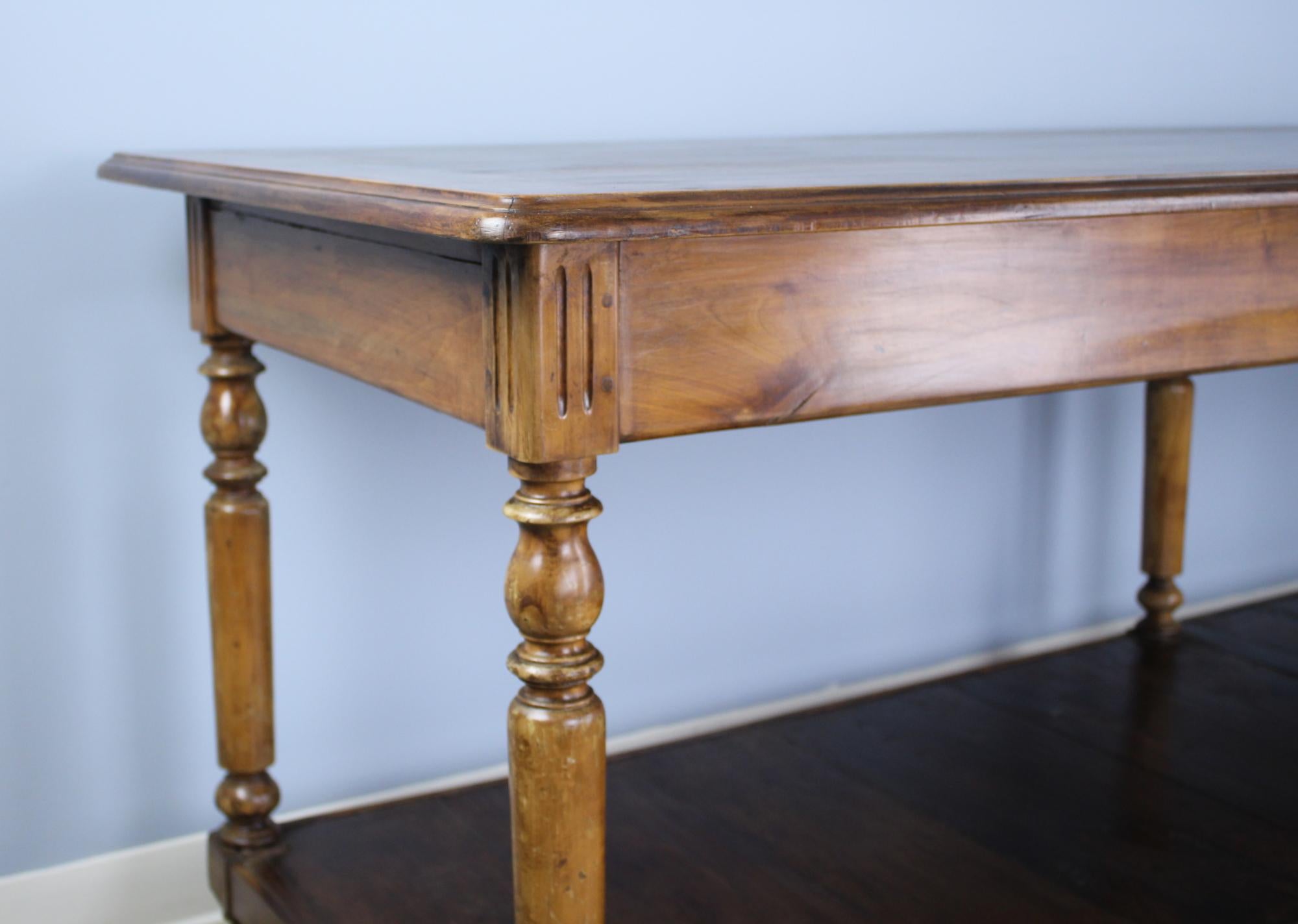 Antique French Walnut Drapers Table 5