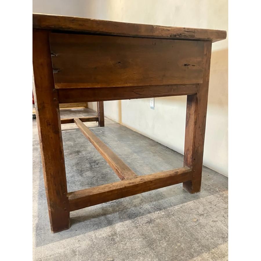 Antique French Walnut Farmhouse Table, FR-0110 For Sale 8