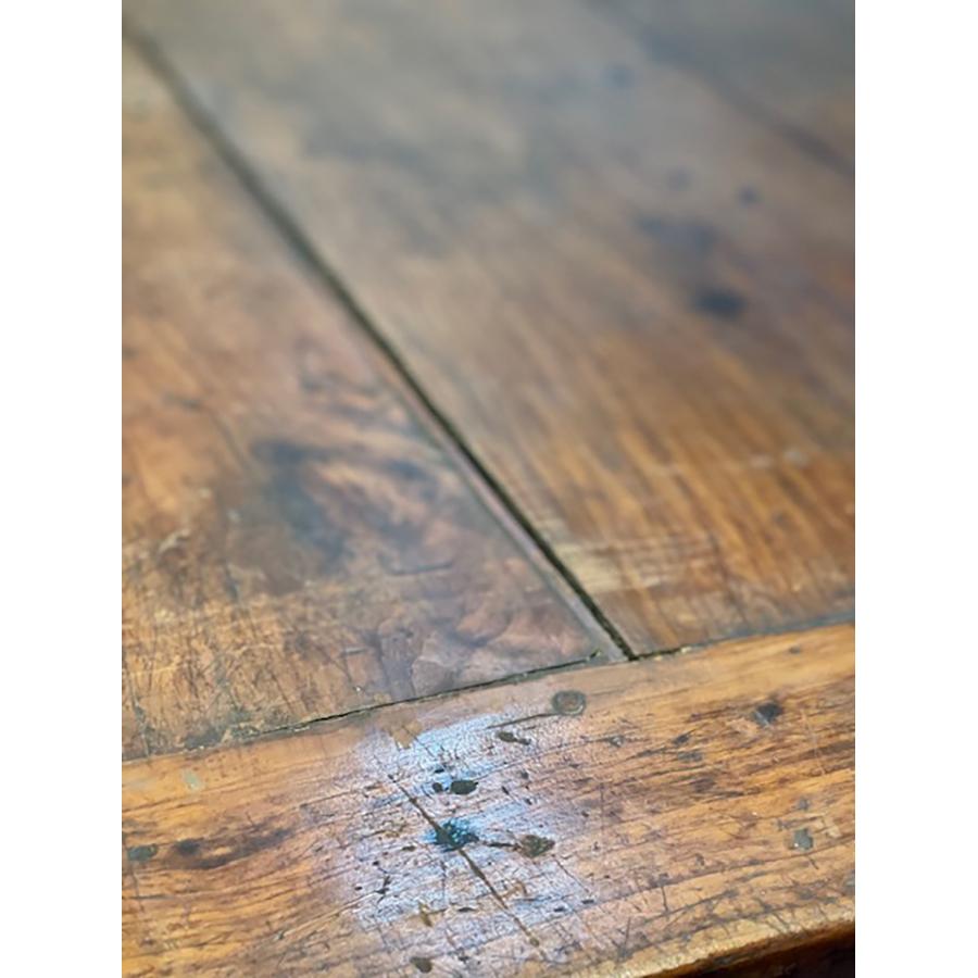 Antique French Walnut Farmhouse Table, FR-0110 For Sale 12