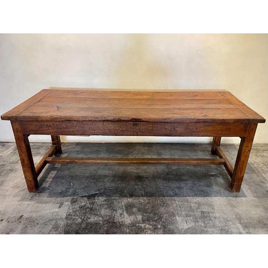 19th Century Antique French Walnut Farmhouse Table, FR-0110 For Sale