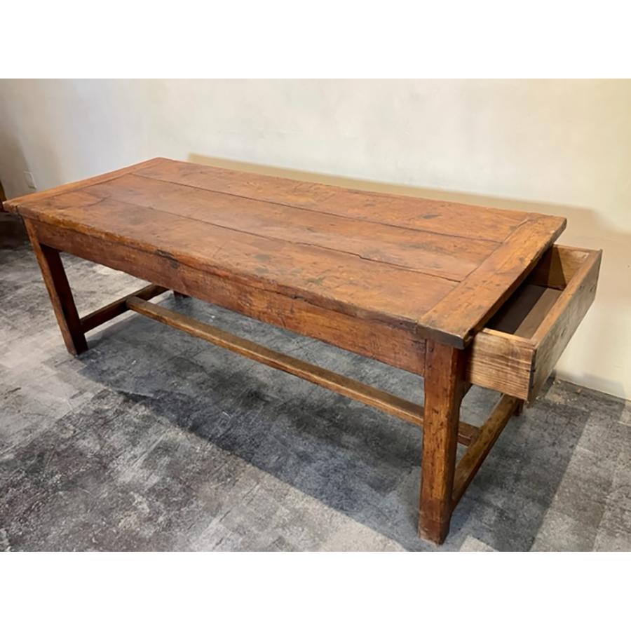 Antique French Walnut Farmhouse Table, FR-0110 For Sale 3
