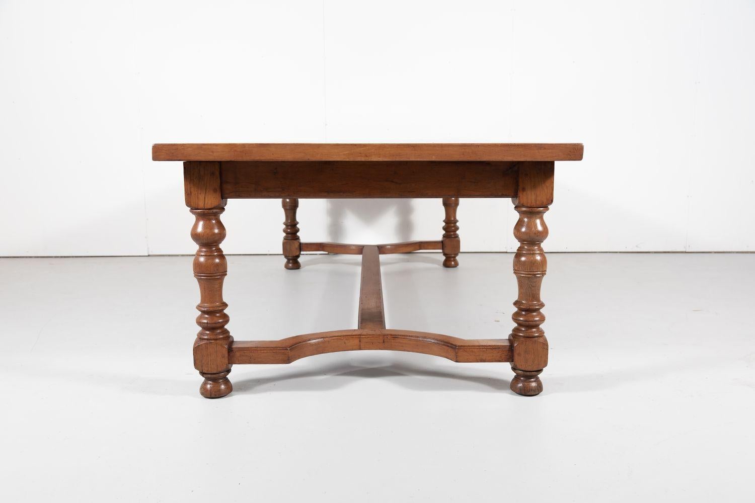 Antique French Walnut Louis Philippe Farm Table 5