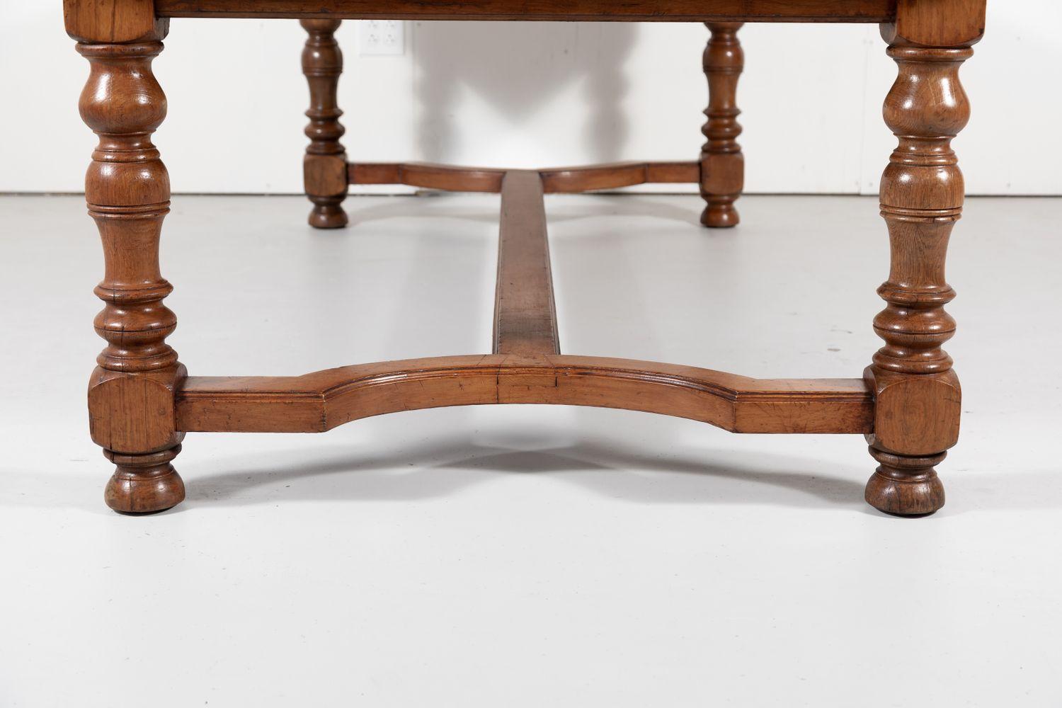 Antique French Walnut Louis Philippe Farm Table 6