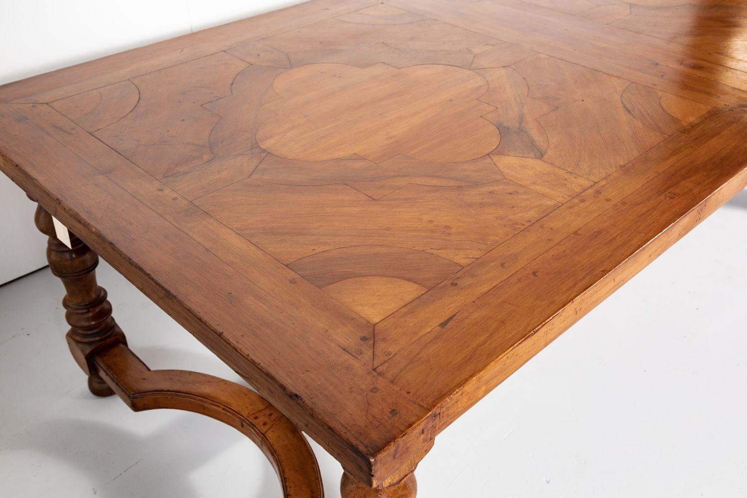 Late 19th Century Antique French Walnut Louis Philippe Farm Table