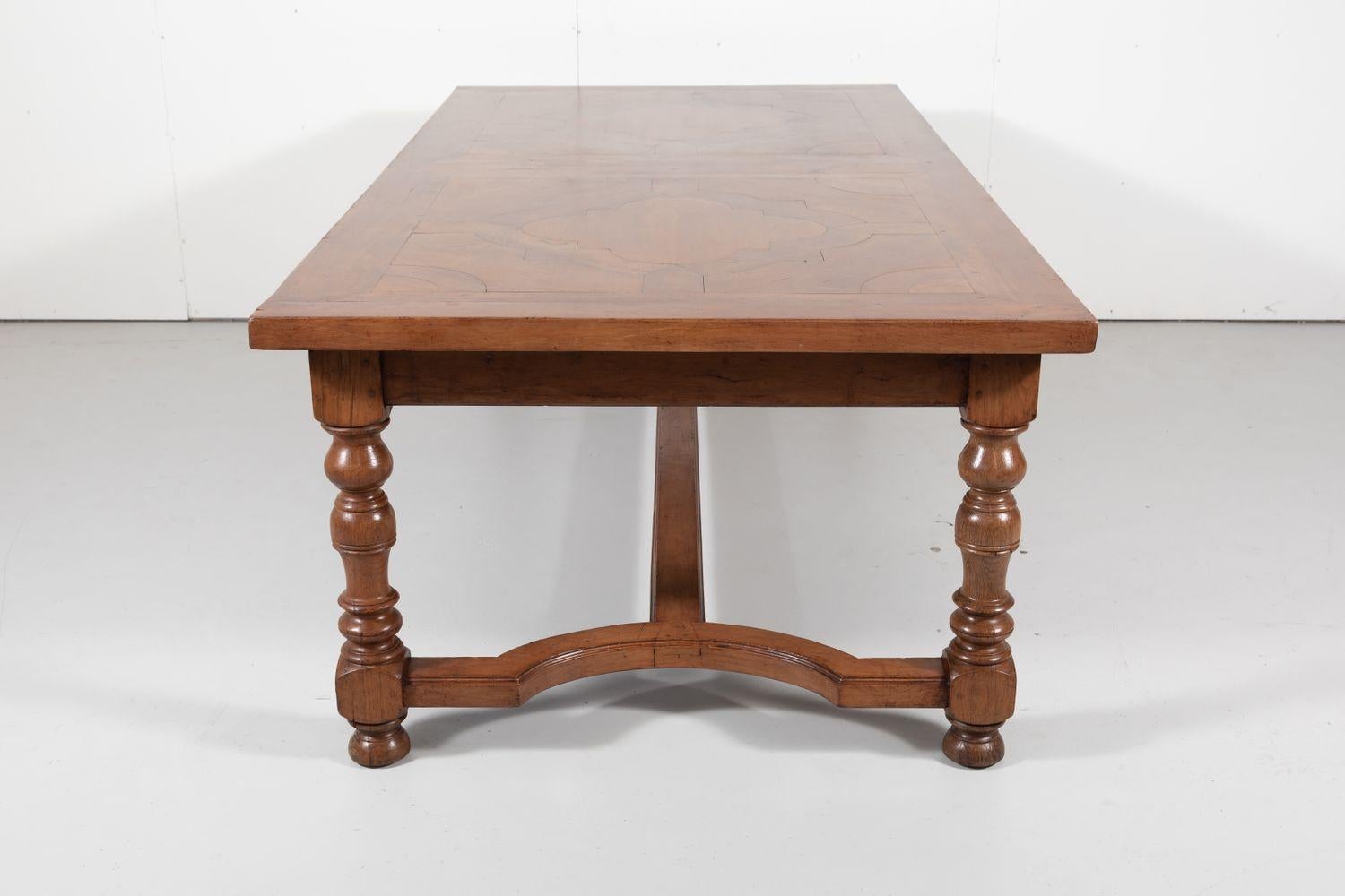 Antique French Walnut Louis Philippe Farm Table 1