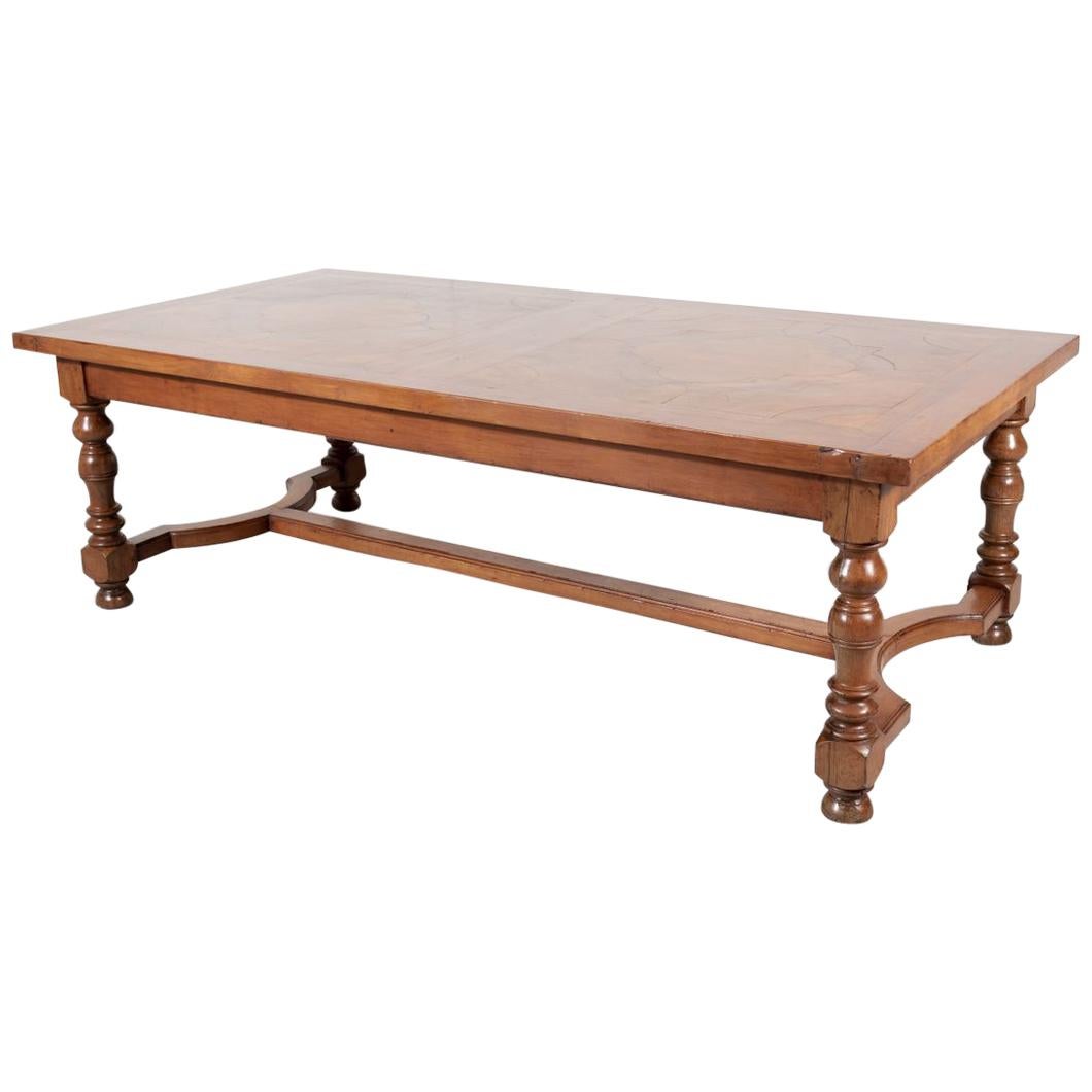 Antique French Walnut Louis Philippe Farm Table