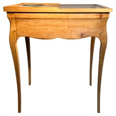Antique French Walnut & Marble Rafraîchissoir Wine Table with Coolers Circa 1900