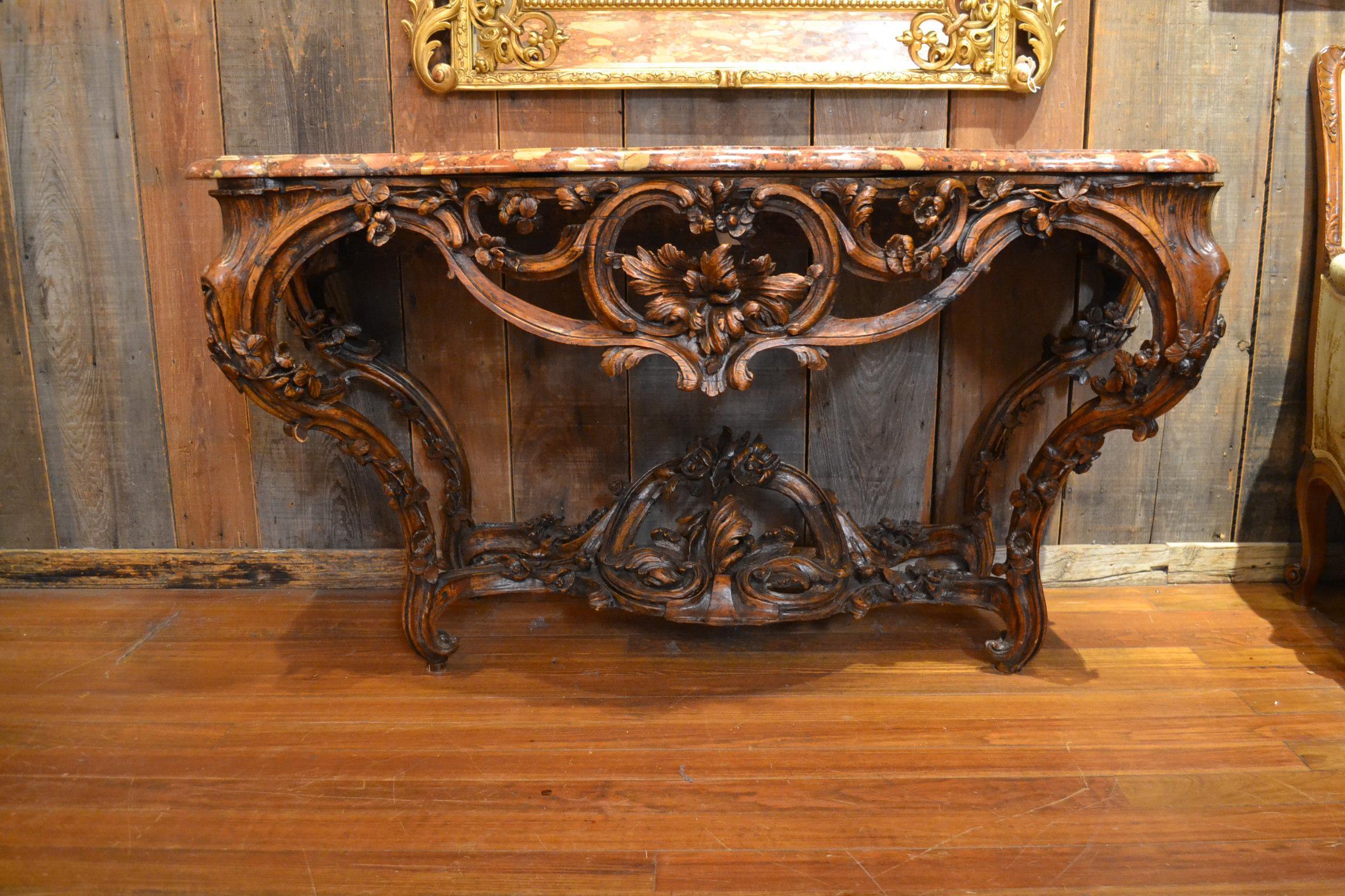 A beautiful console from the late 18th century.