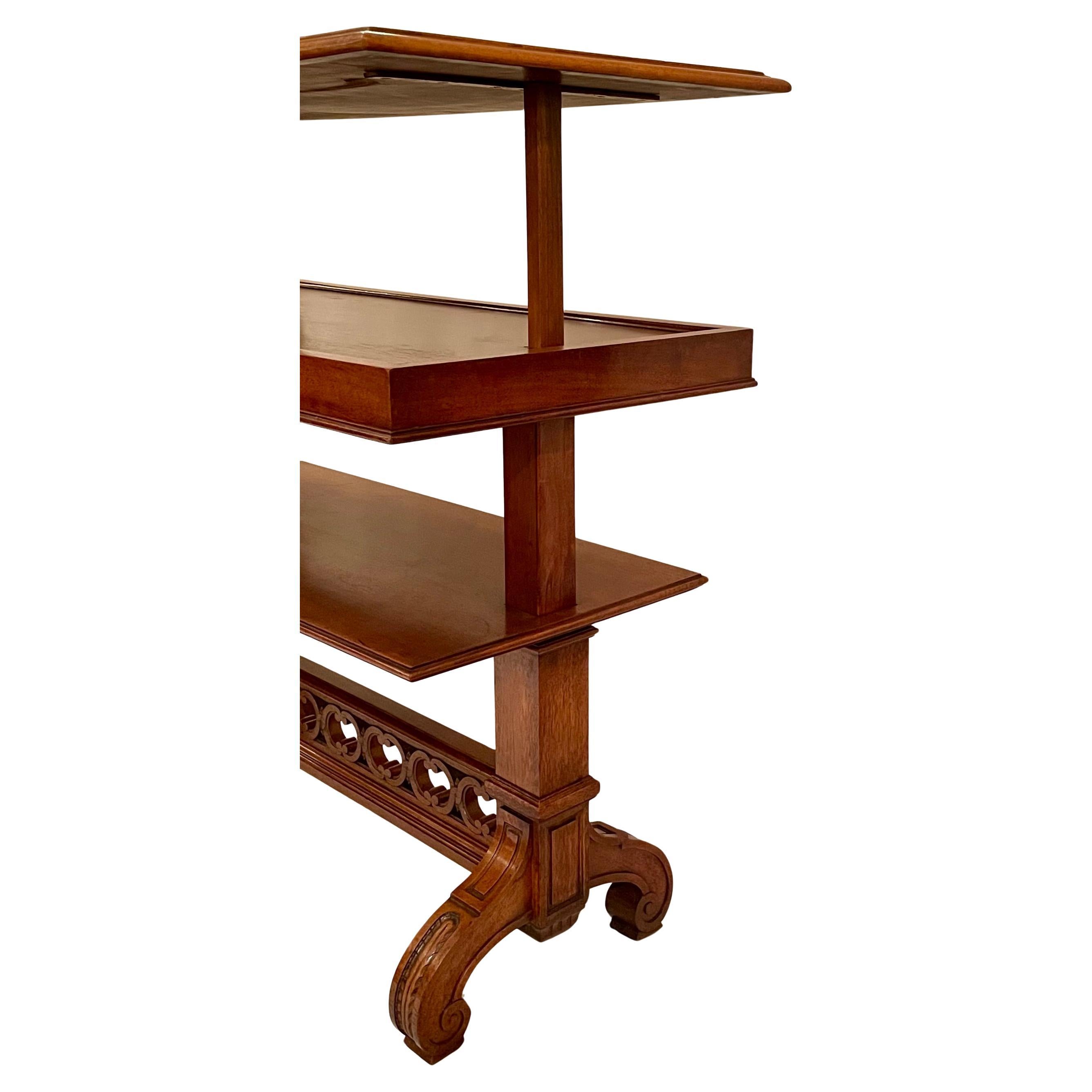 Antique French Walnut Mechanical Table, Circa 1880. For Sale 1